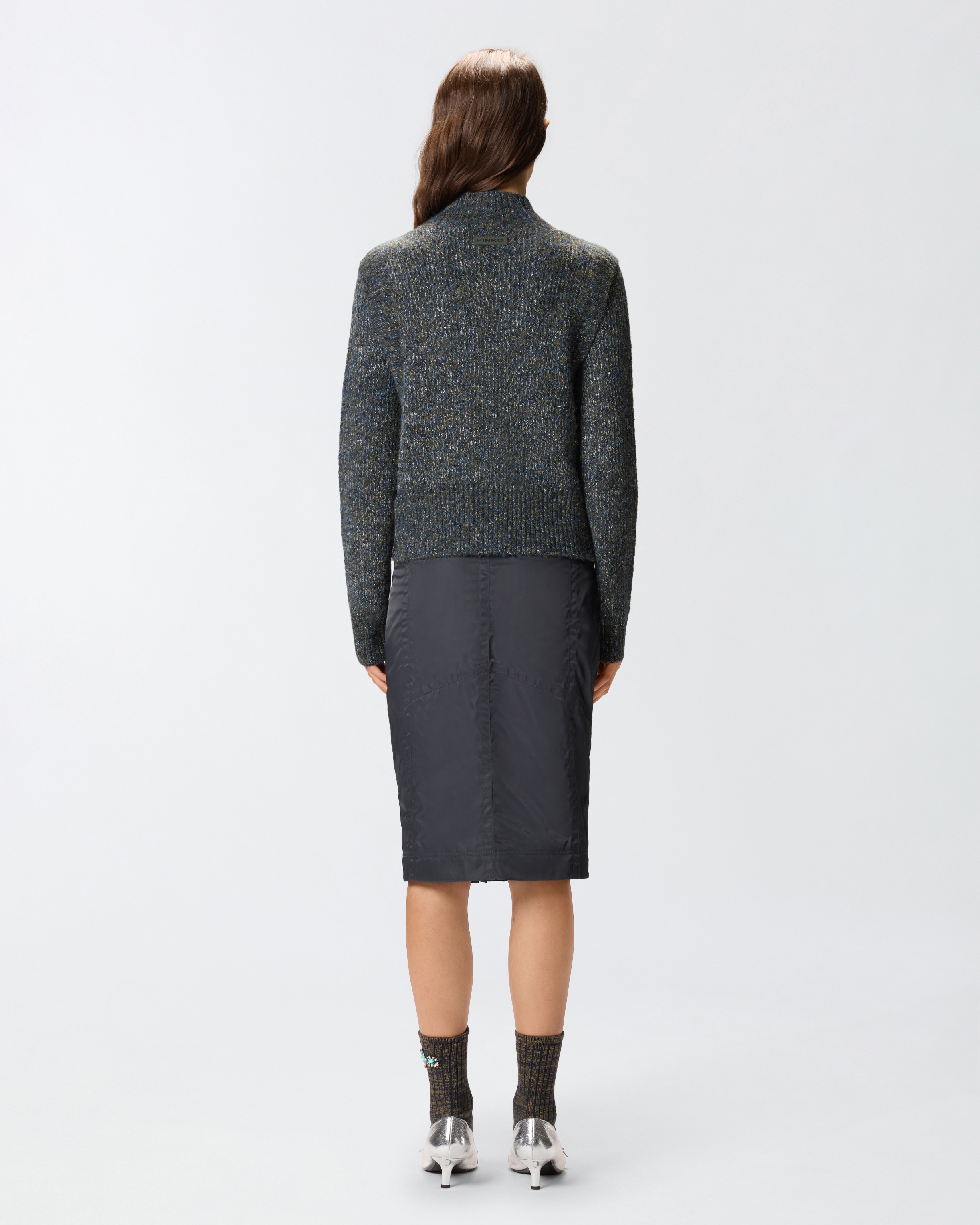 Cardigan con trecce e ricamo gioiello 2