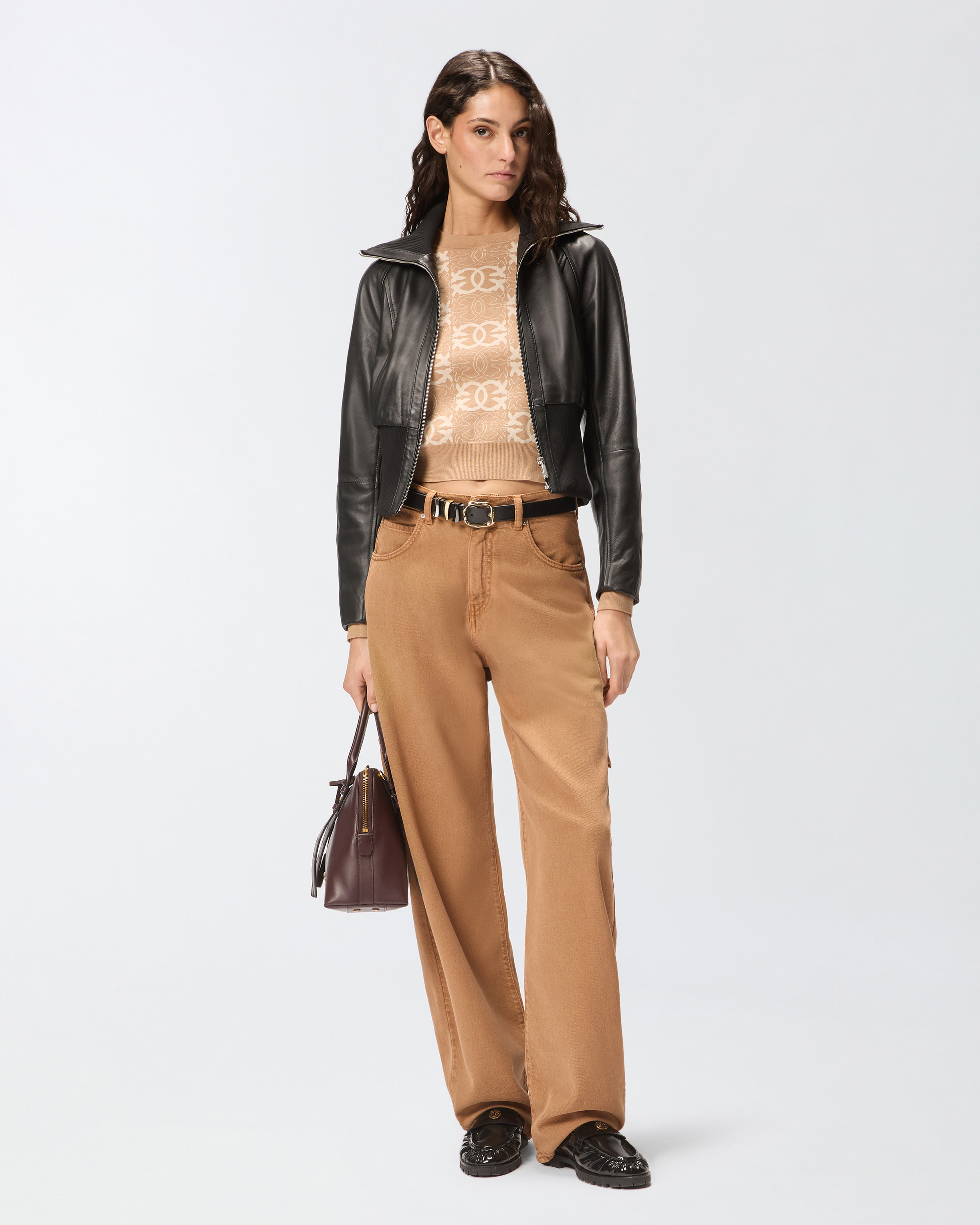 Укороченный джемпер с логотипами Love Birds 1