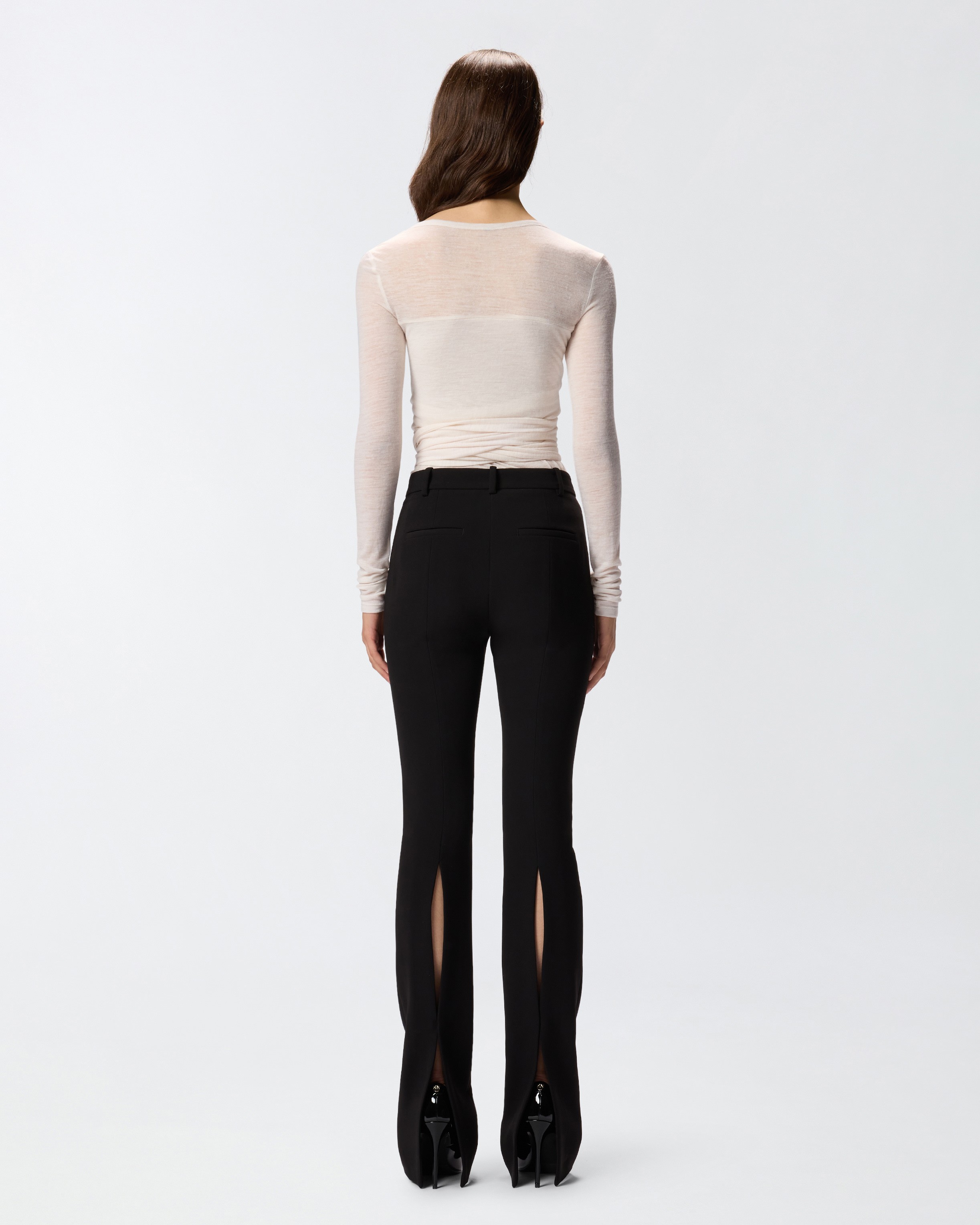 Pullover aus Wollmix mit geknotetem Effekt 2