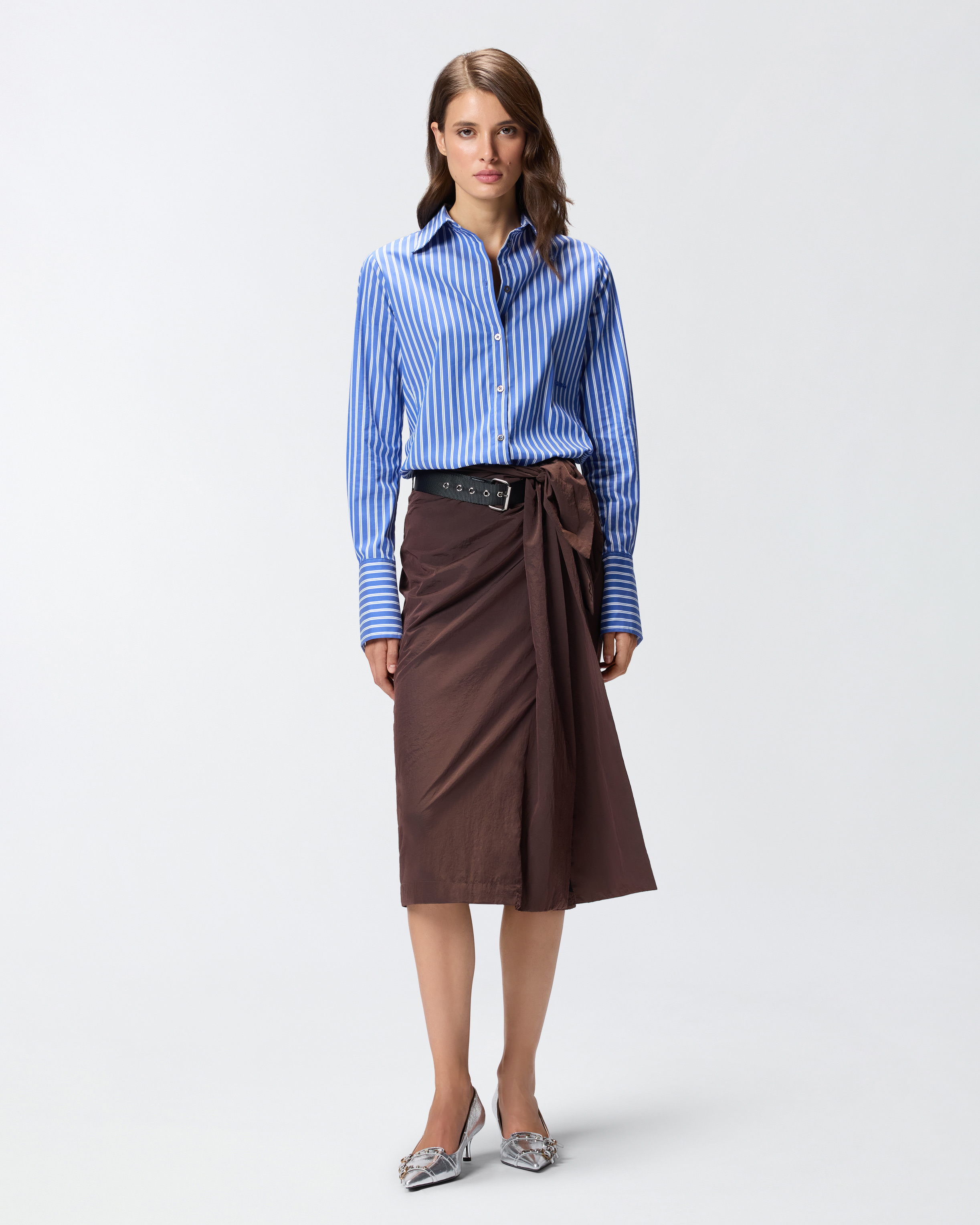 Classic style striped shirt 1