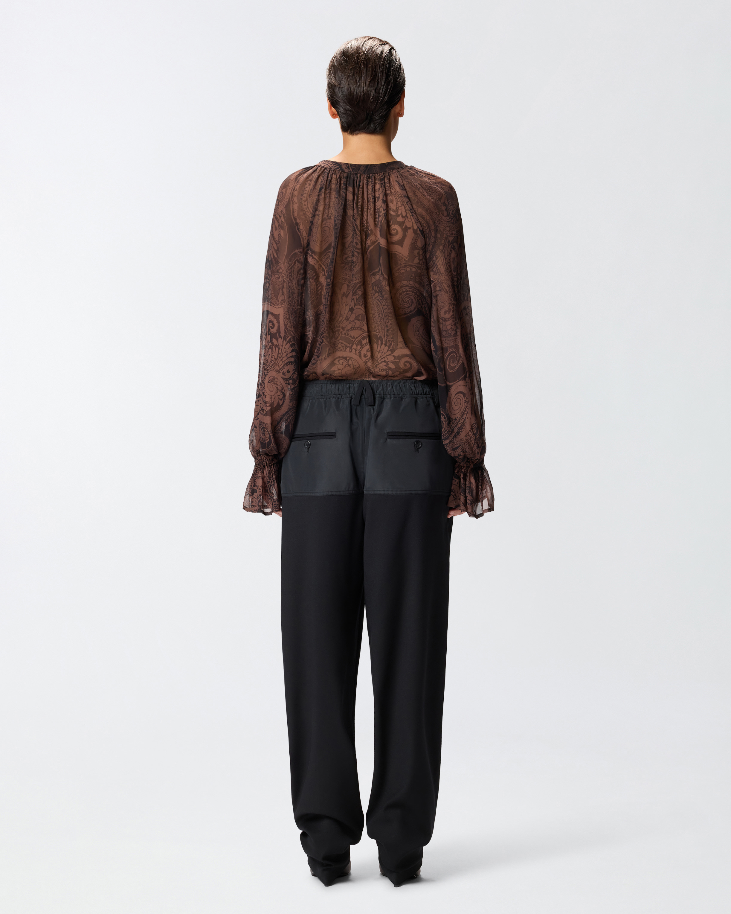 Bluse mit Kaschmir-Print 2