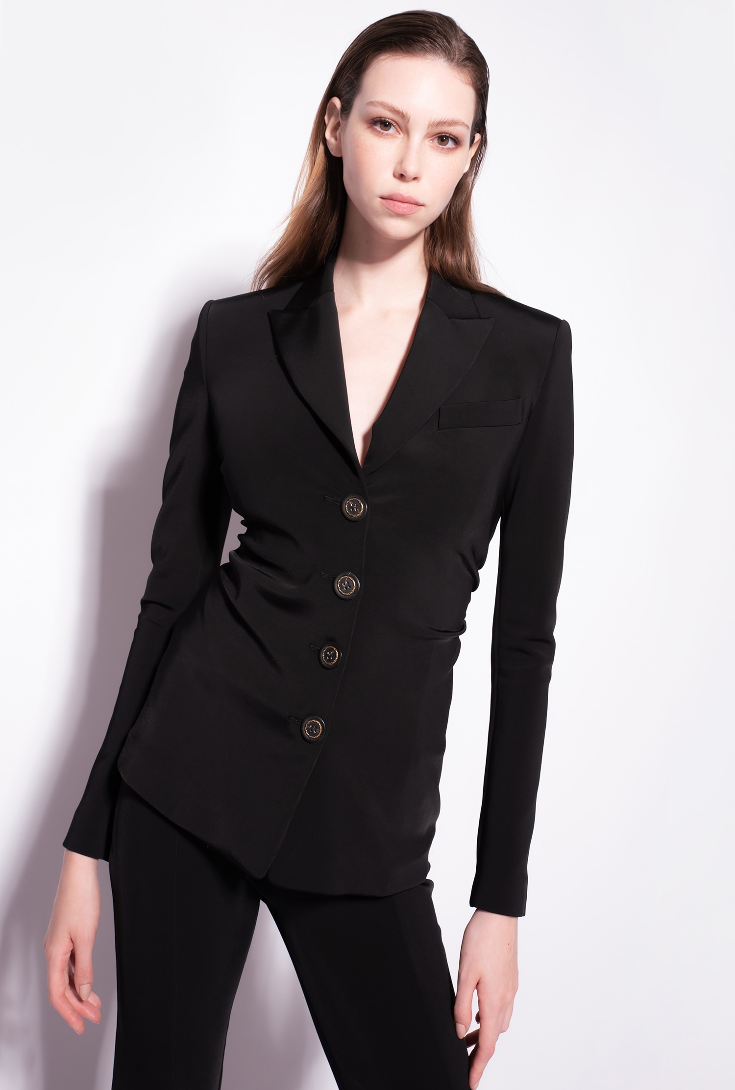 Pinko Fitted Sequinned Venta - Blazers Mujer Negros