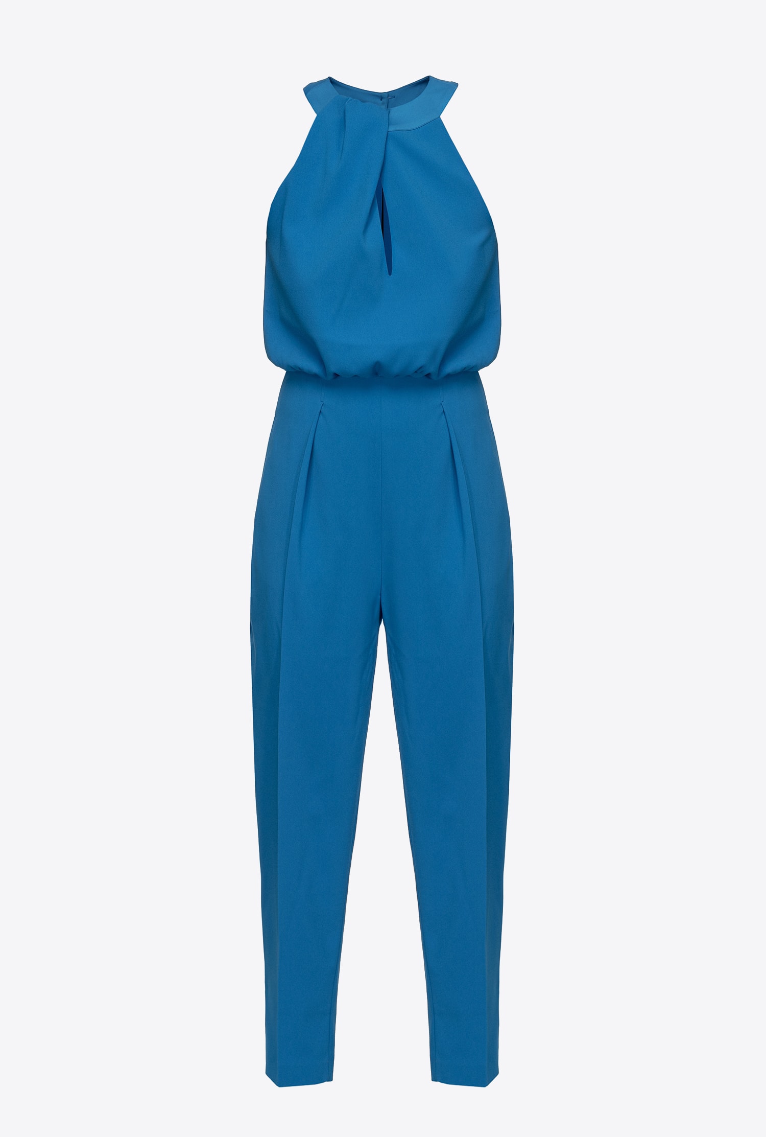 Envers satin jumpsuit - Director blue