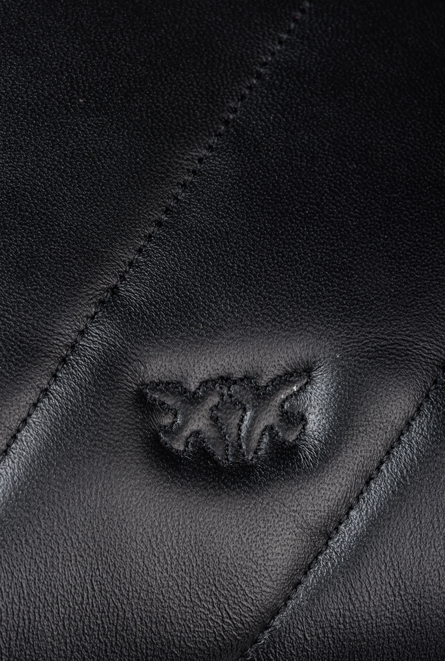 Pinko Baby Love Puff Maxi Quilt Leather Crossbody Bag In Black-antique Gold