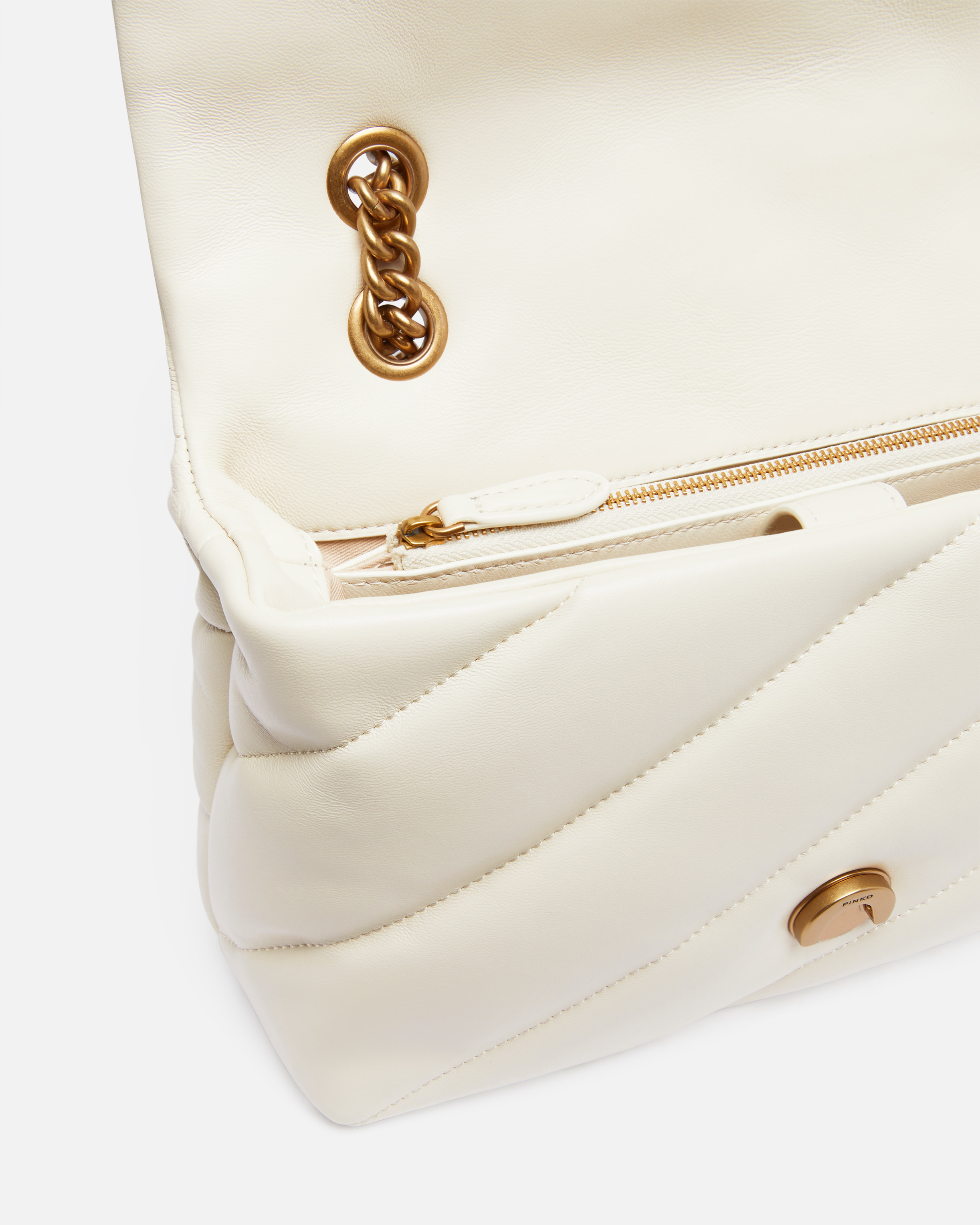 【関税込み】PINKO CLASSIC LOVE BAG PUFF MAXI QUILT Borsa a tracolla media Love Bag Puff in nappa trapuntata con