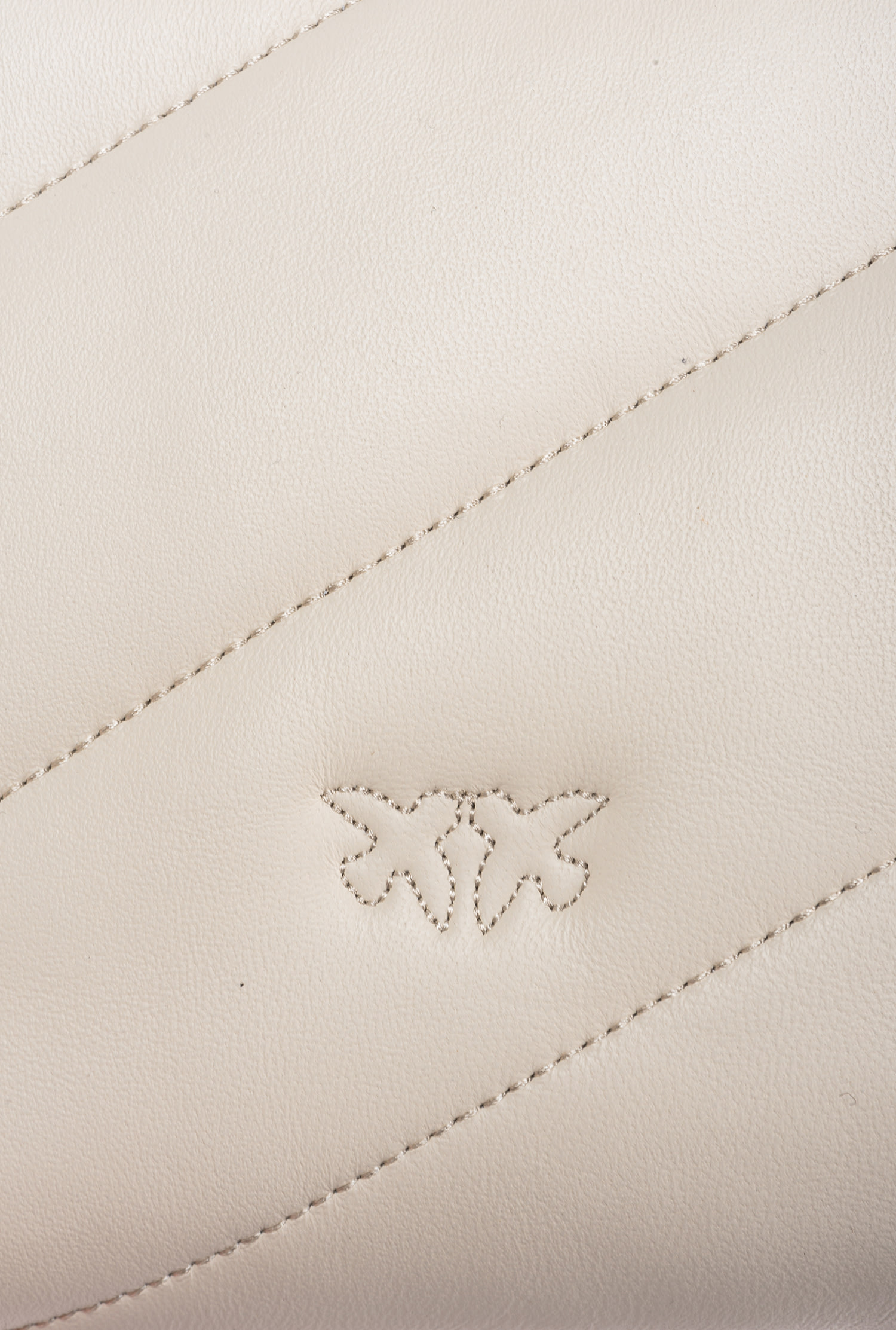 Pinko Classic Love Bag Puff Maxi Quilt In White+white-antique Gold