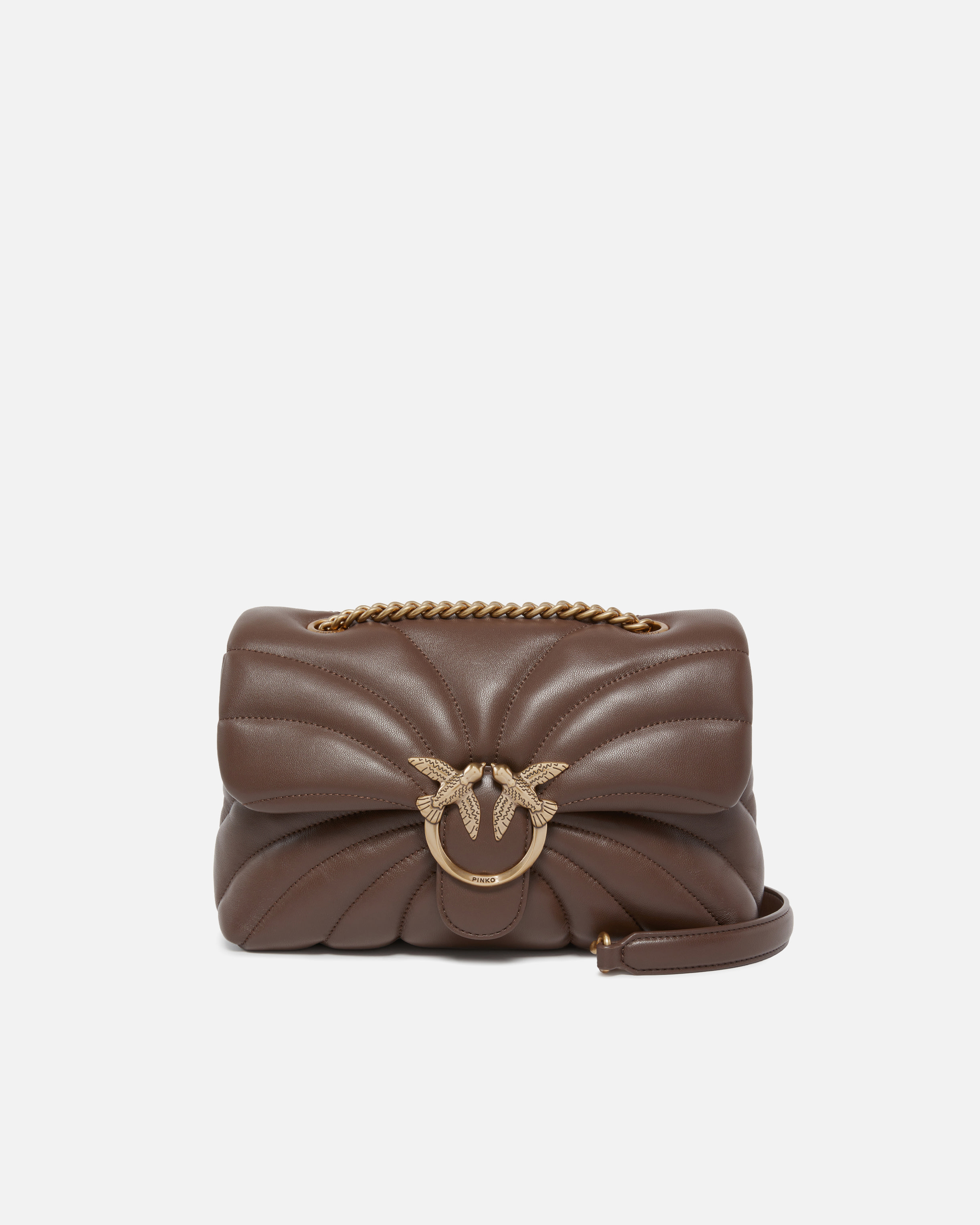 Большая сумка кросс-боди Love Bag Puff со стеганым узором в виде бабочки 0