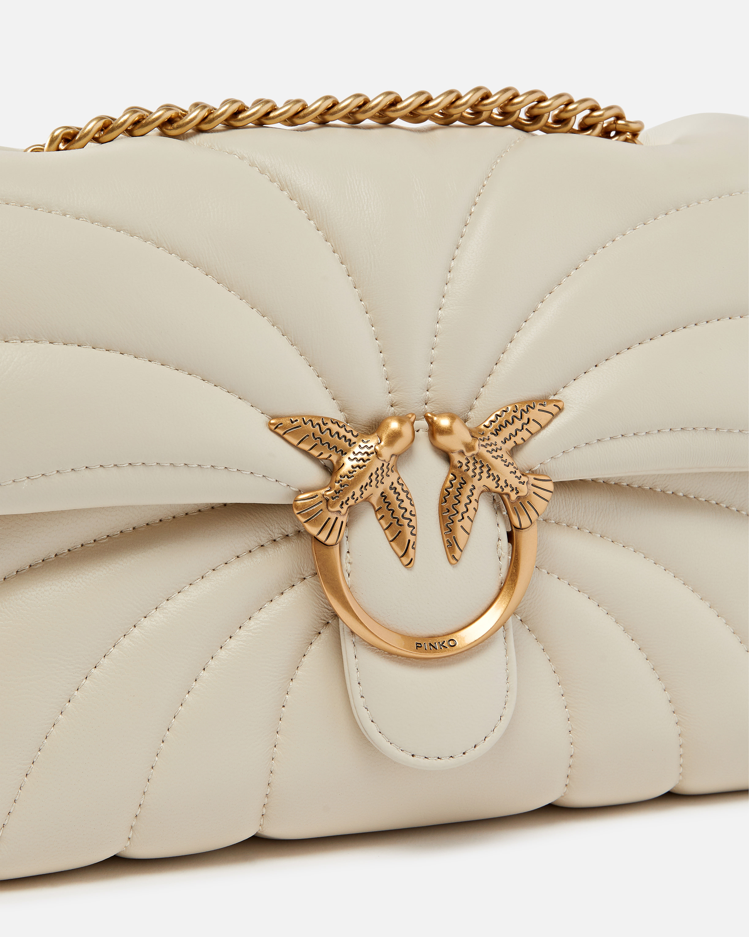 Borsa a tracolla grande Love Bag Puff trapunta farfalla 2