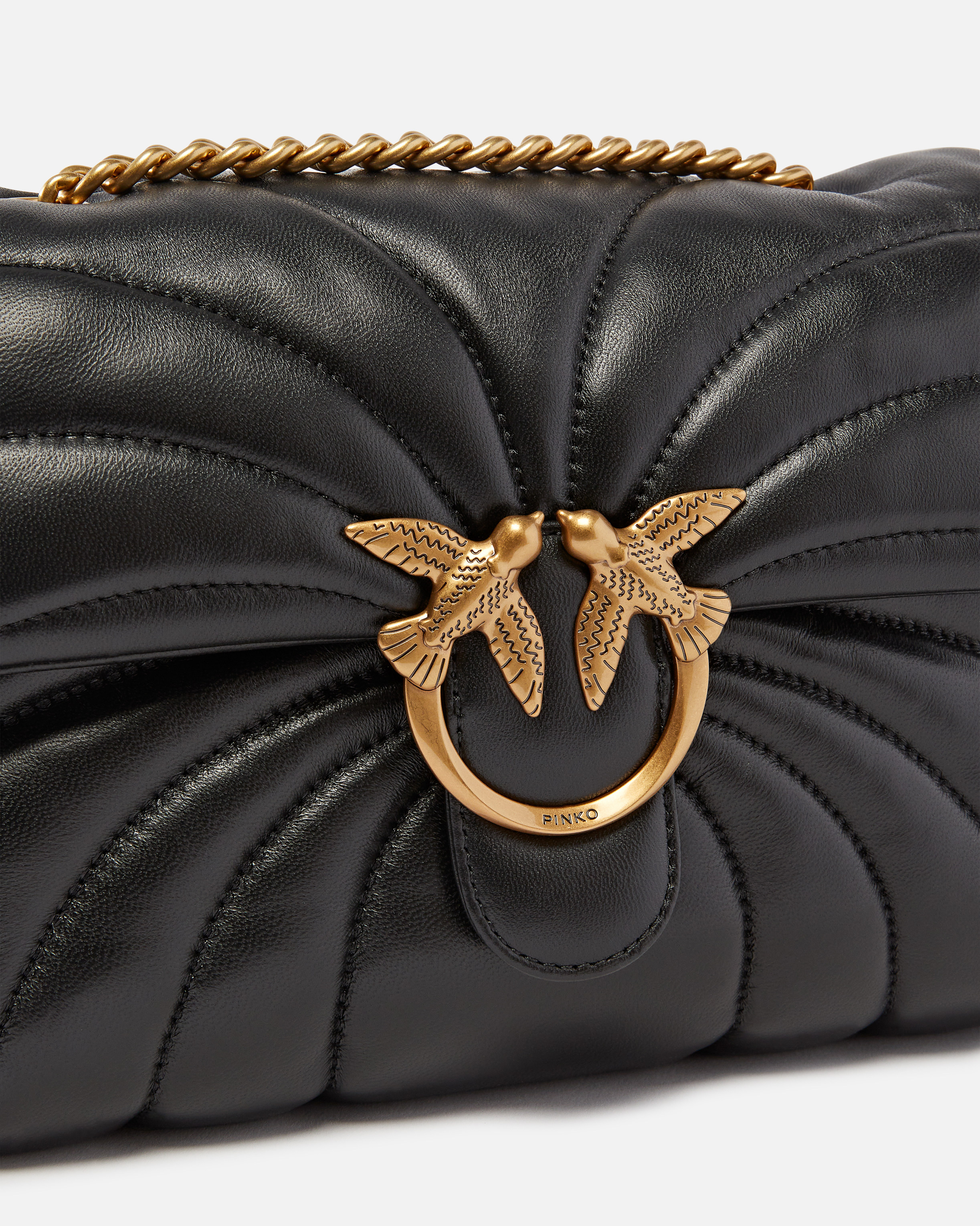 トートバッグ PINKO SS25 'Love one' handbag (100066A0F1 Z99Q) Pinko Woman Bag Love Top Handle 100066-A0F1 Z99q Black