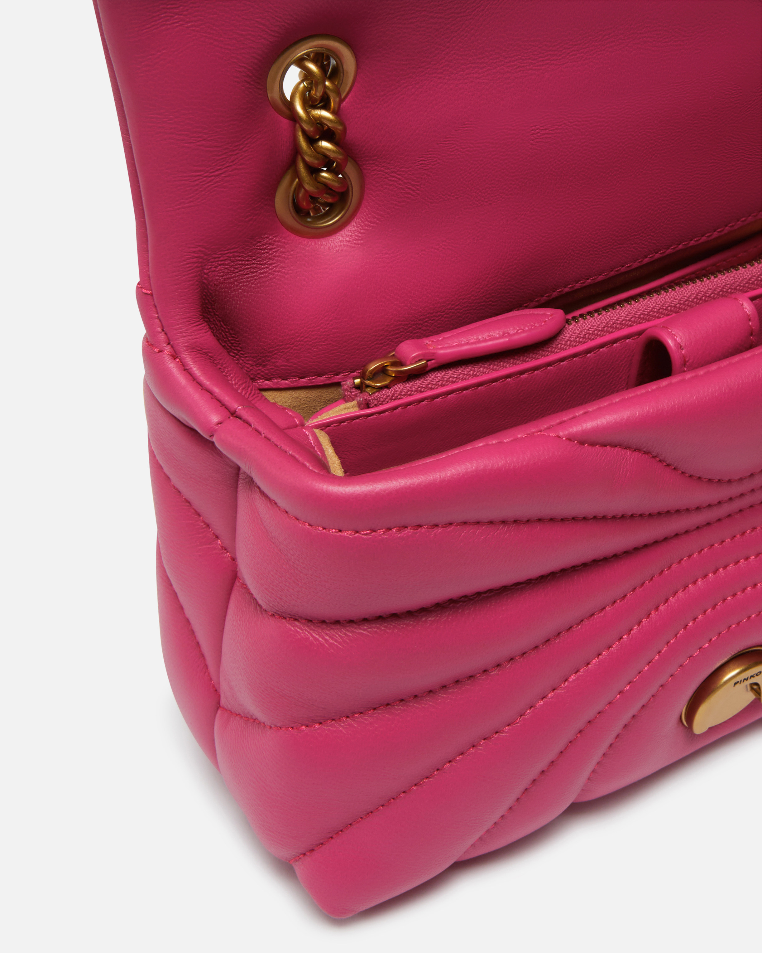 Borsa a tracolla piccola Love Bag Puff Butterfly in nappa 3