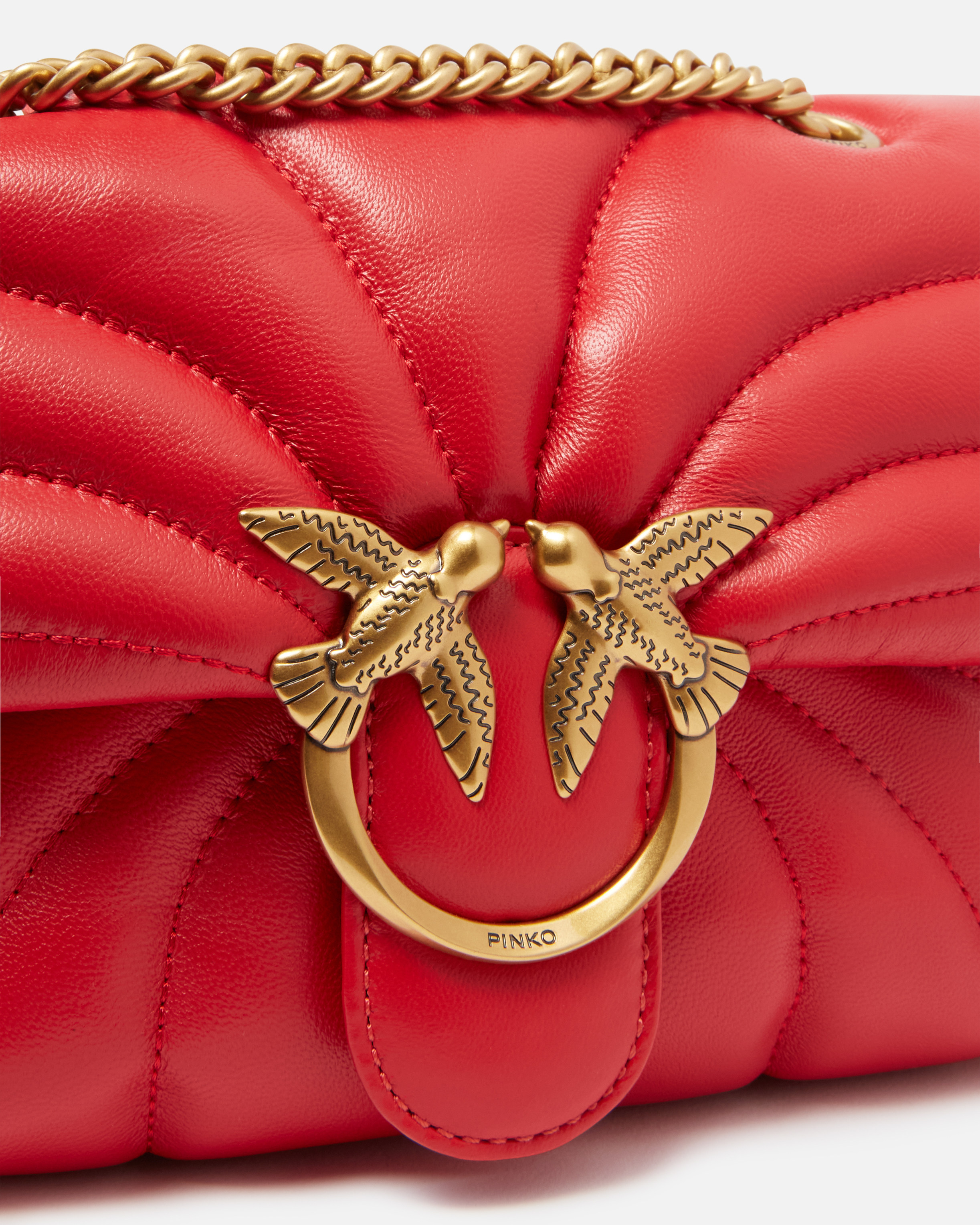 Мини-сумка кросс-боди Love Bag Puff Butterfly из кожи наппа 2