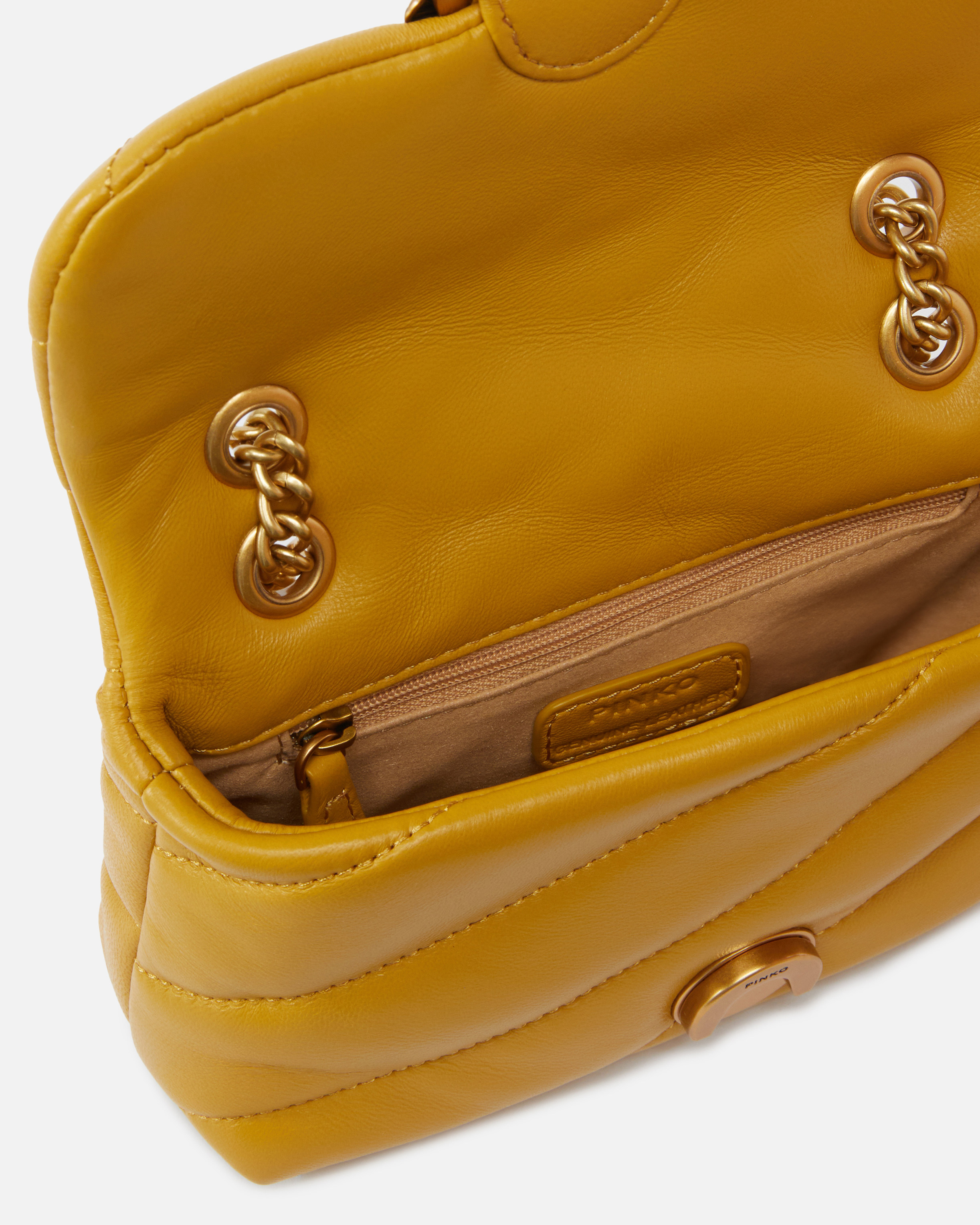 Borsa a tracolla piccola Baby Love Bag Puff in nappa trapuntata 3