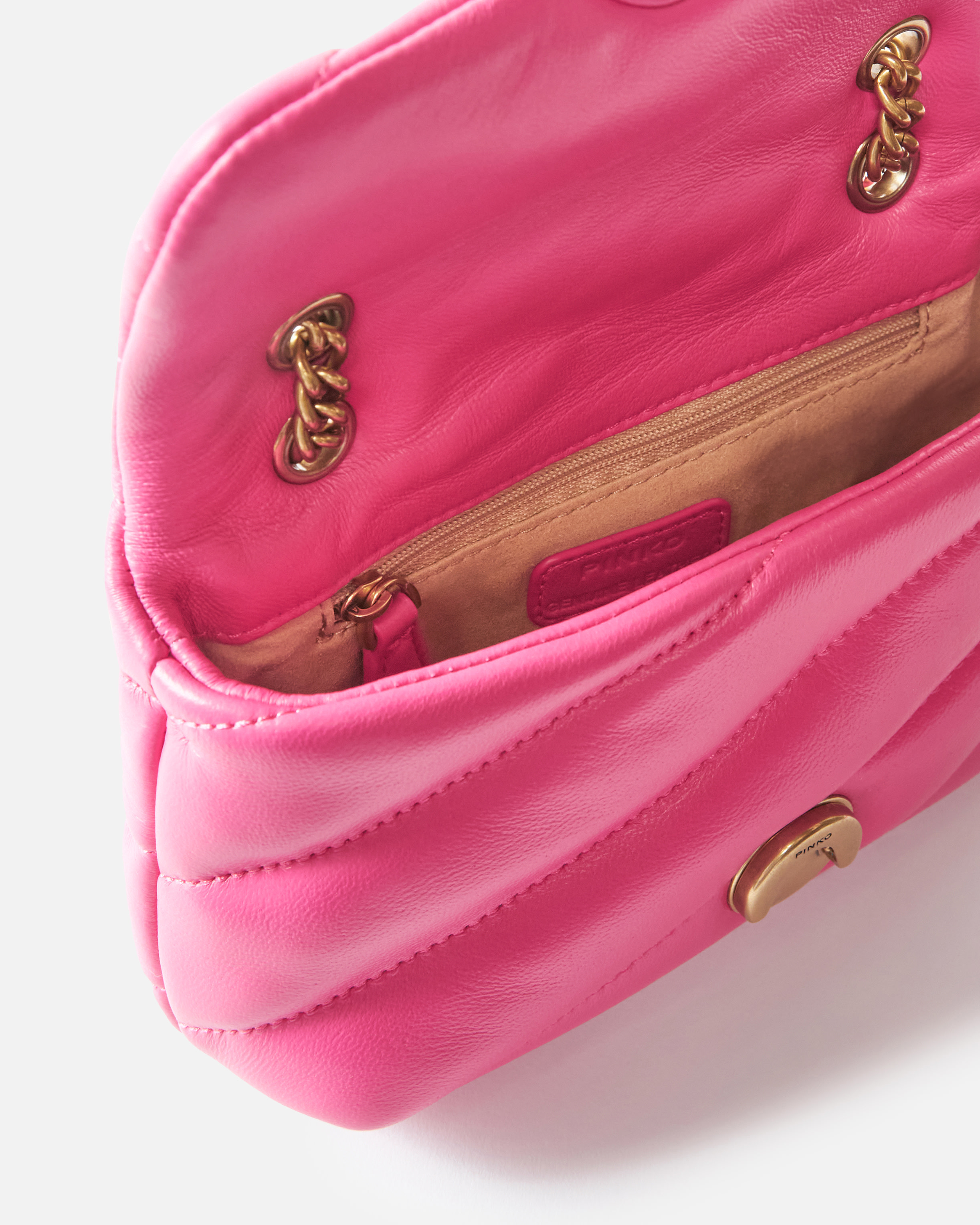 Borsa a tracolla piccola Baby Love Bag Puff in nappa trapuntata 3