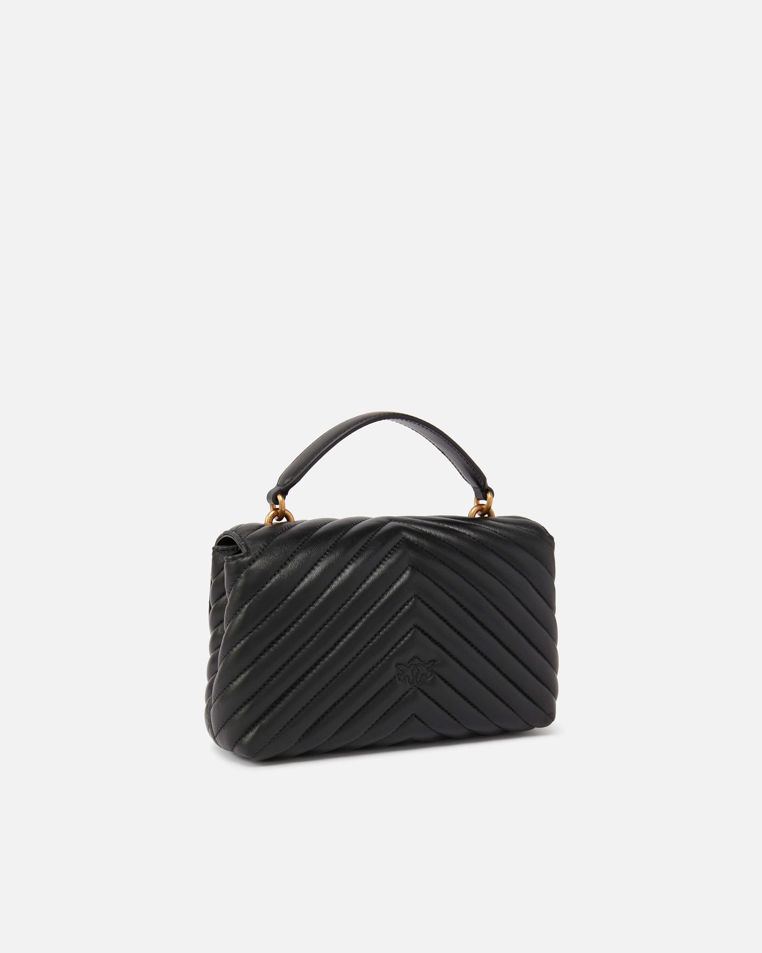 Mini Lady Love Bag Puff Chevron PINKO → Compra en línea