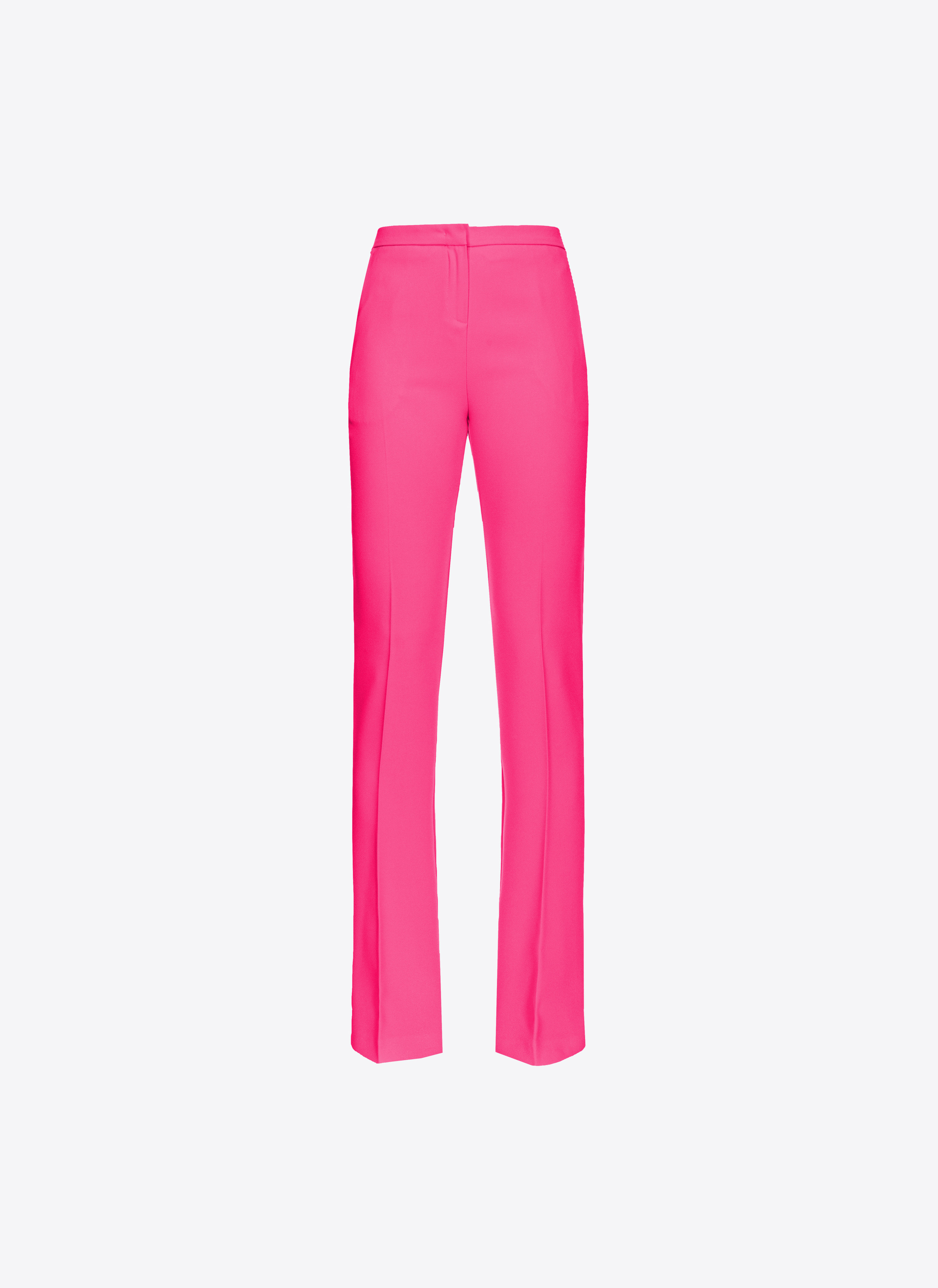 Pinko Flared Stretch Trousers In Betterave Cl.