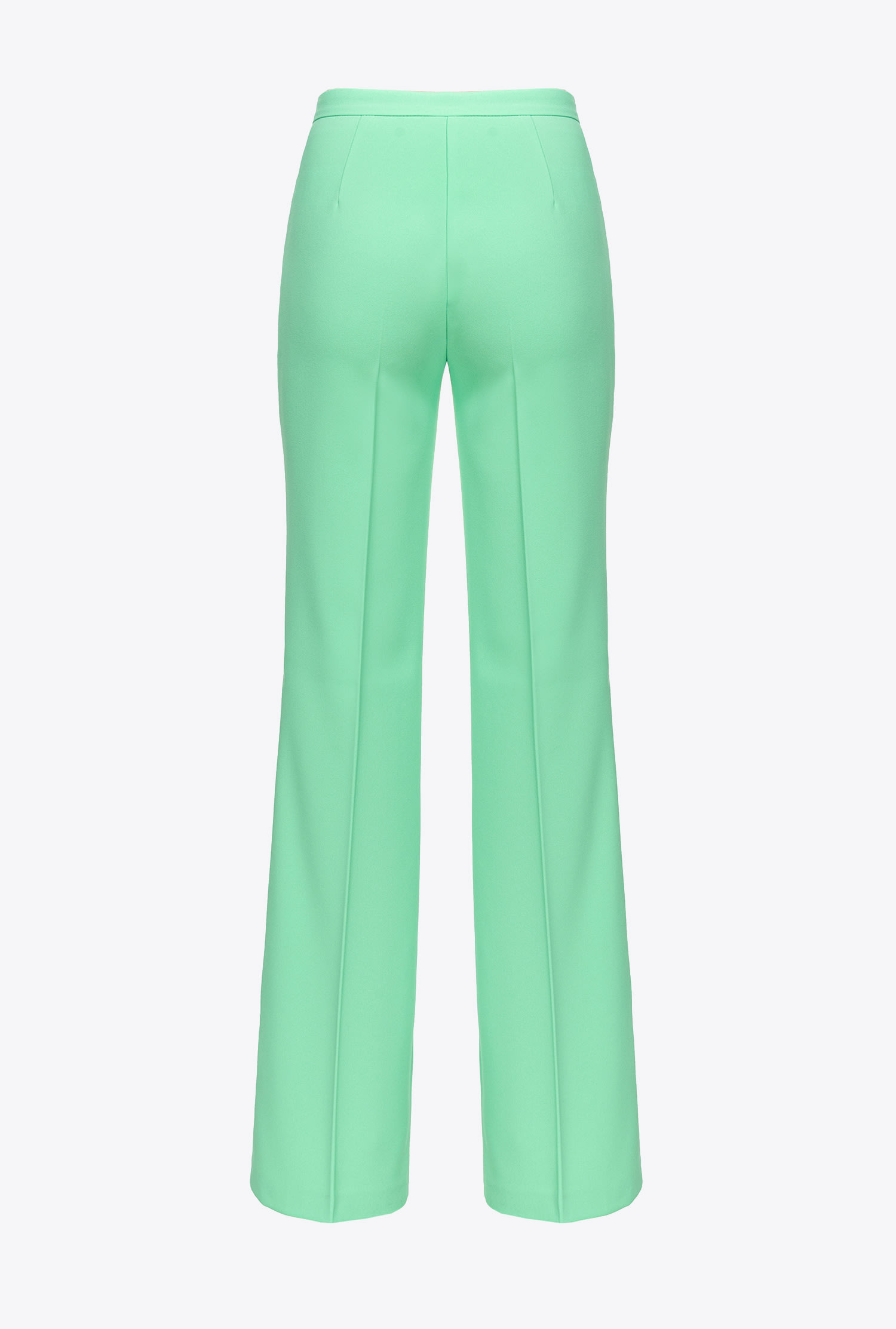 Shop Pinko Flared Stretch Trousers In Bouquet