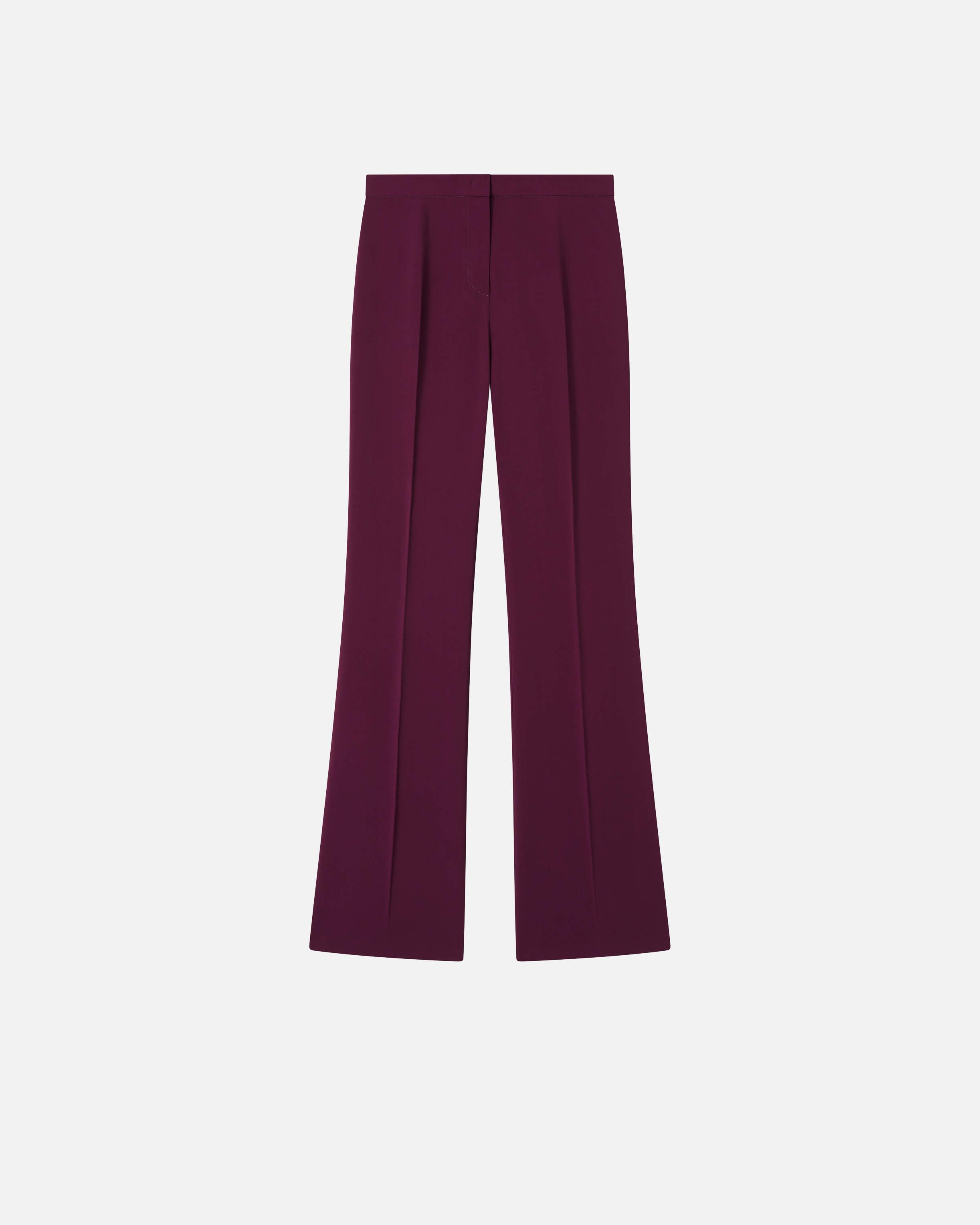 Pinko Pantalon Taille Haute En Cady Technique In Vino D'uva