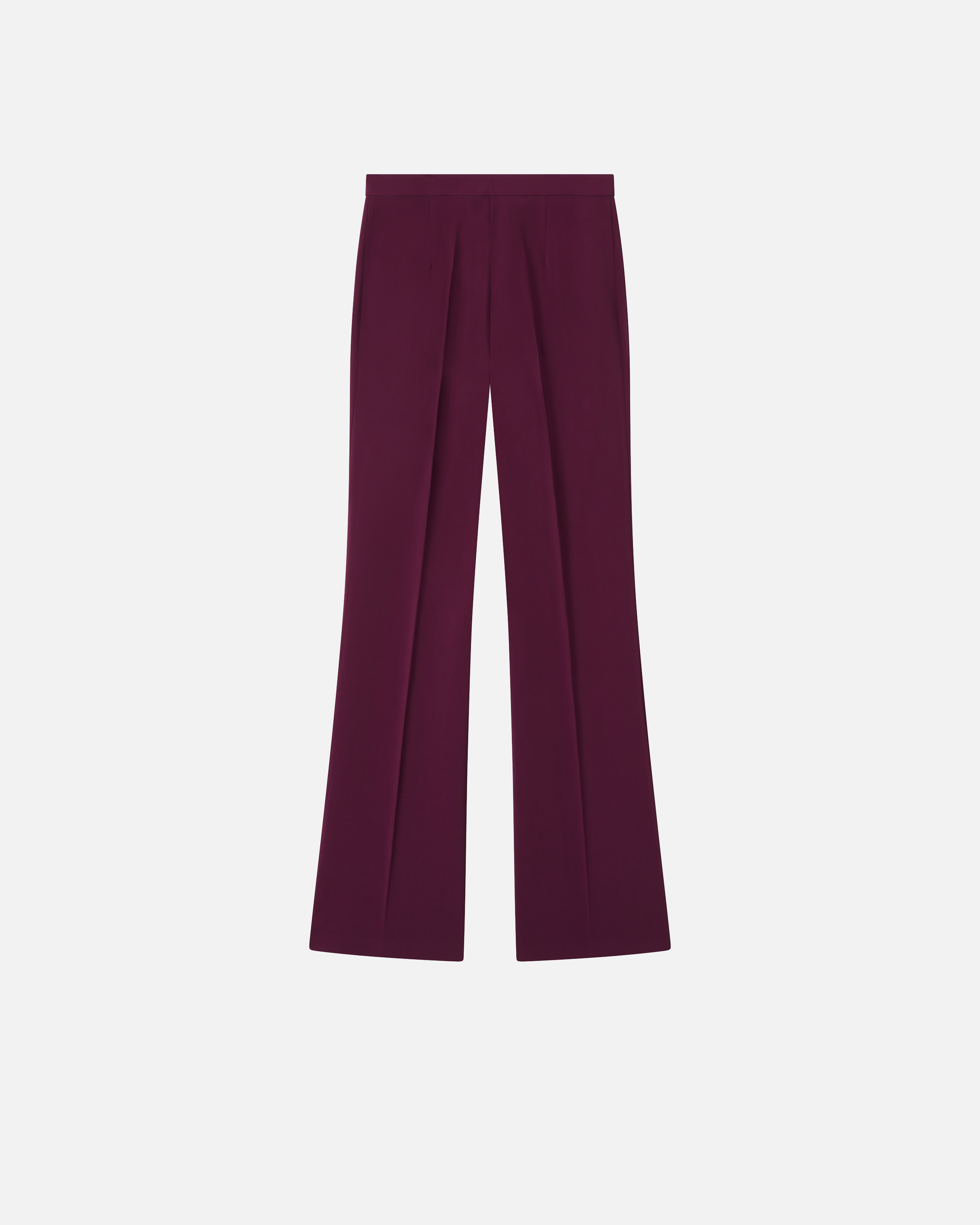 Pinko Pantalon Taille Haute En Cady Technique In Vino D'uva