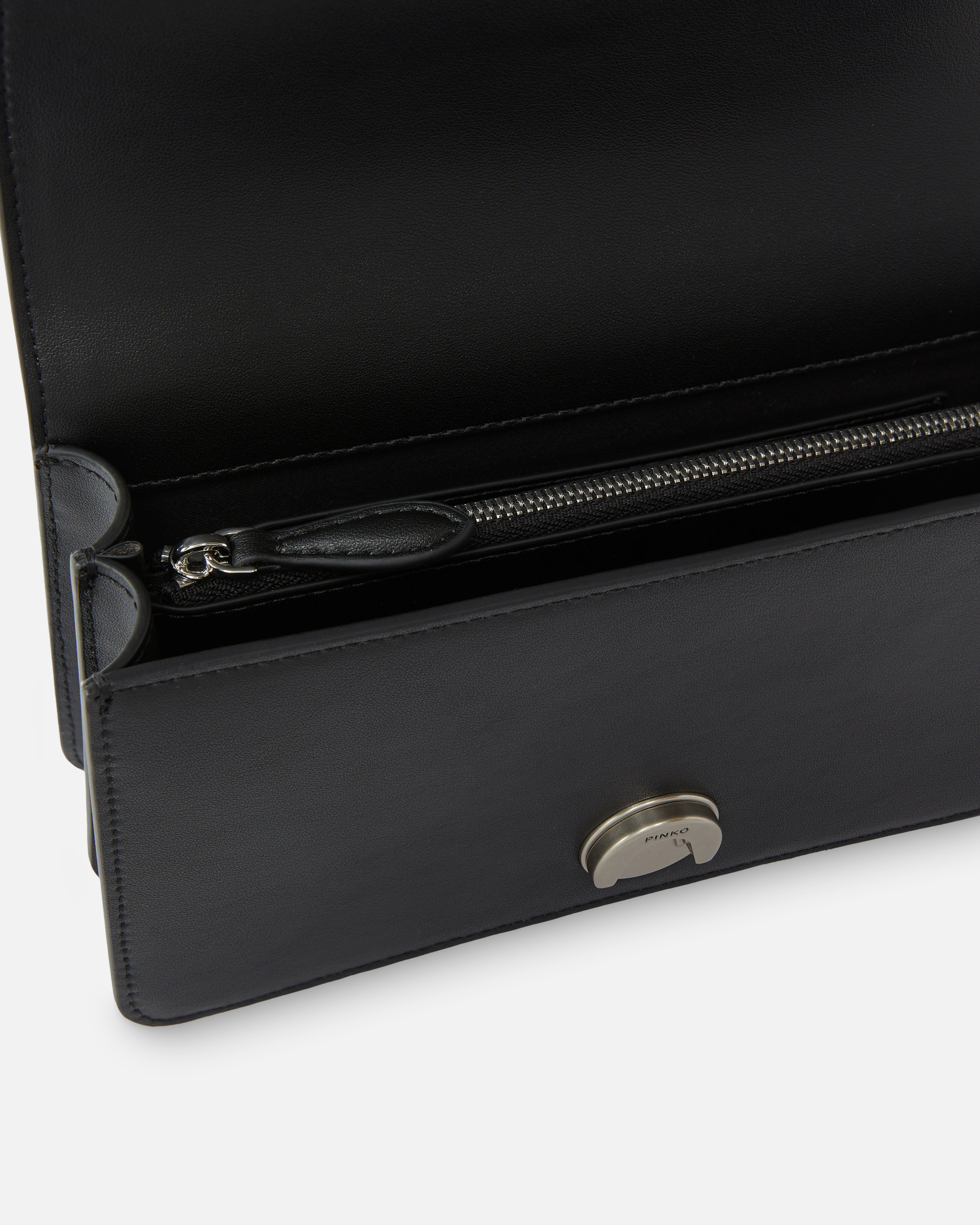 Pinko Mini Love Bag One Simply In Black-old Silver