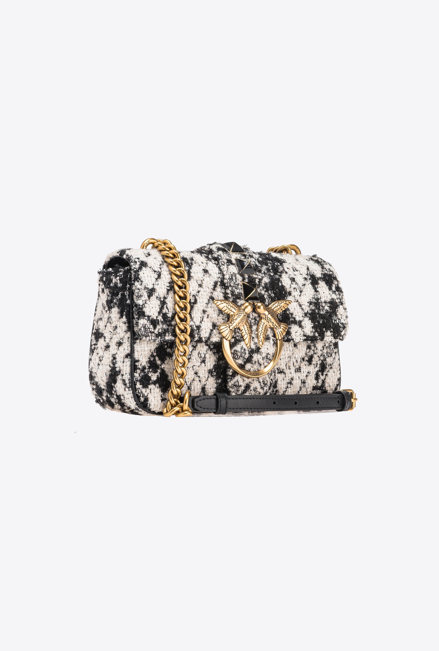 Mini Love Bag One in snake jacquard