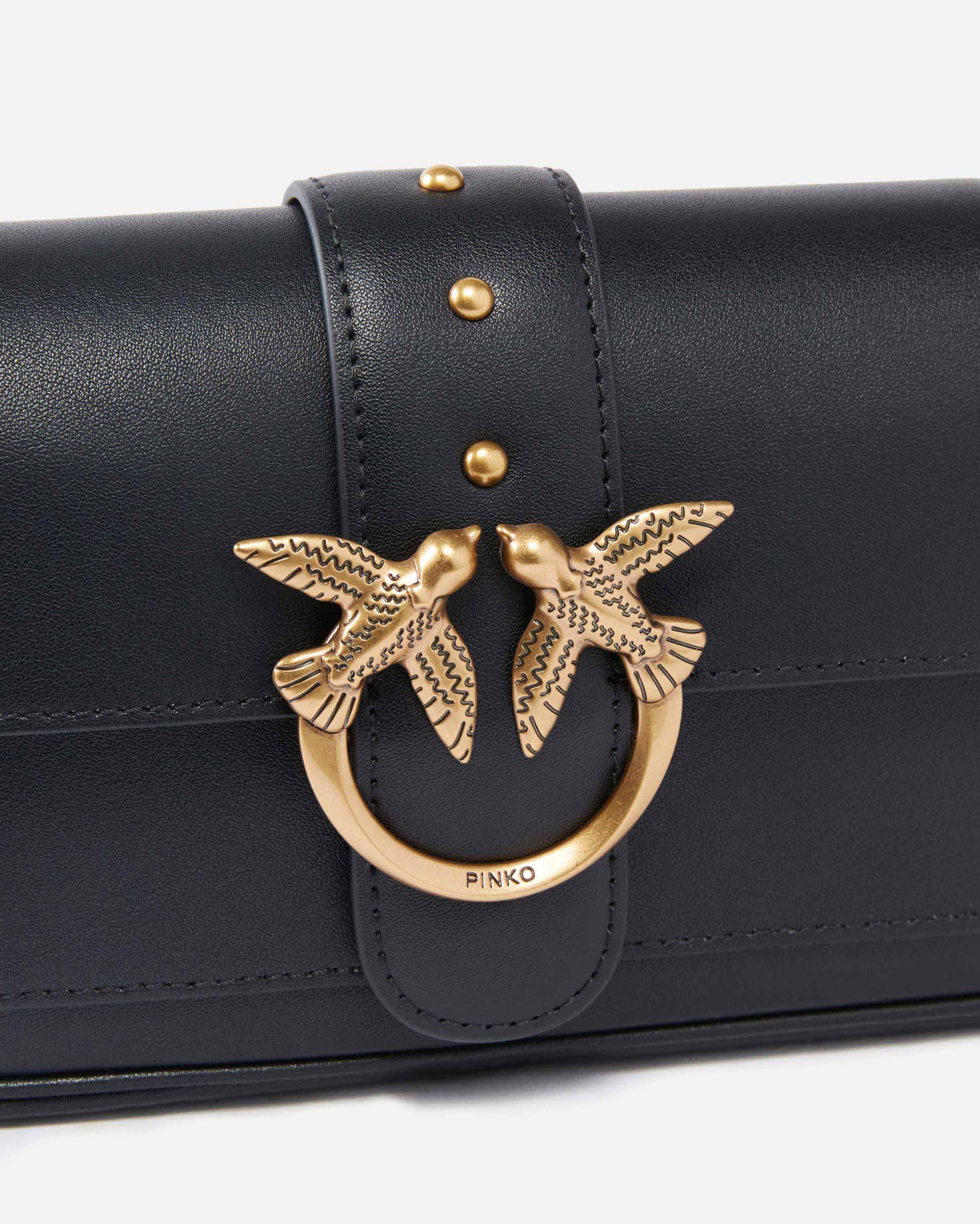 トートバッグ PINKO SS25 'Love one' handbag (100066A0F1 Z99O) Pinko Love one tote bag - Black - Women | 100066A0F1Z99Q