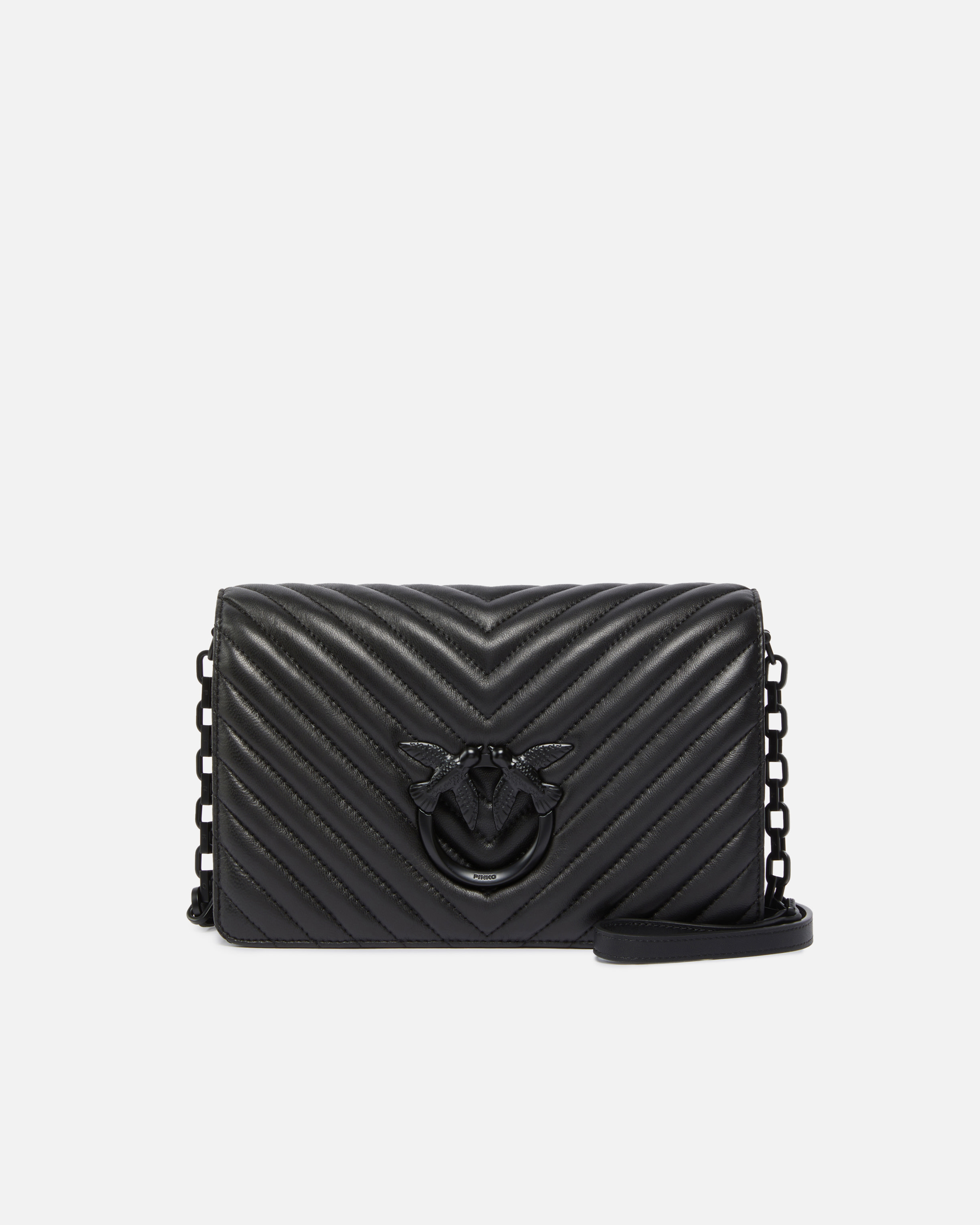 Pinko Classic Love Bag Click Chevron Color Block