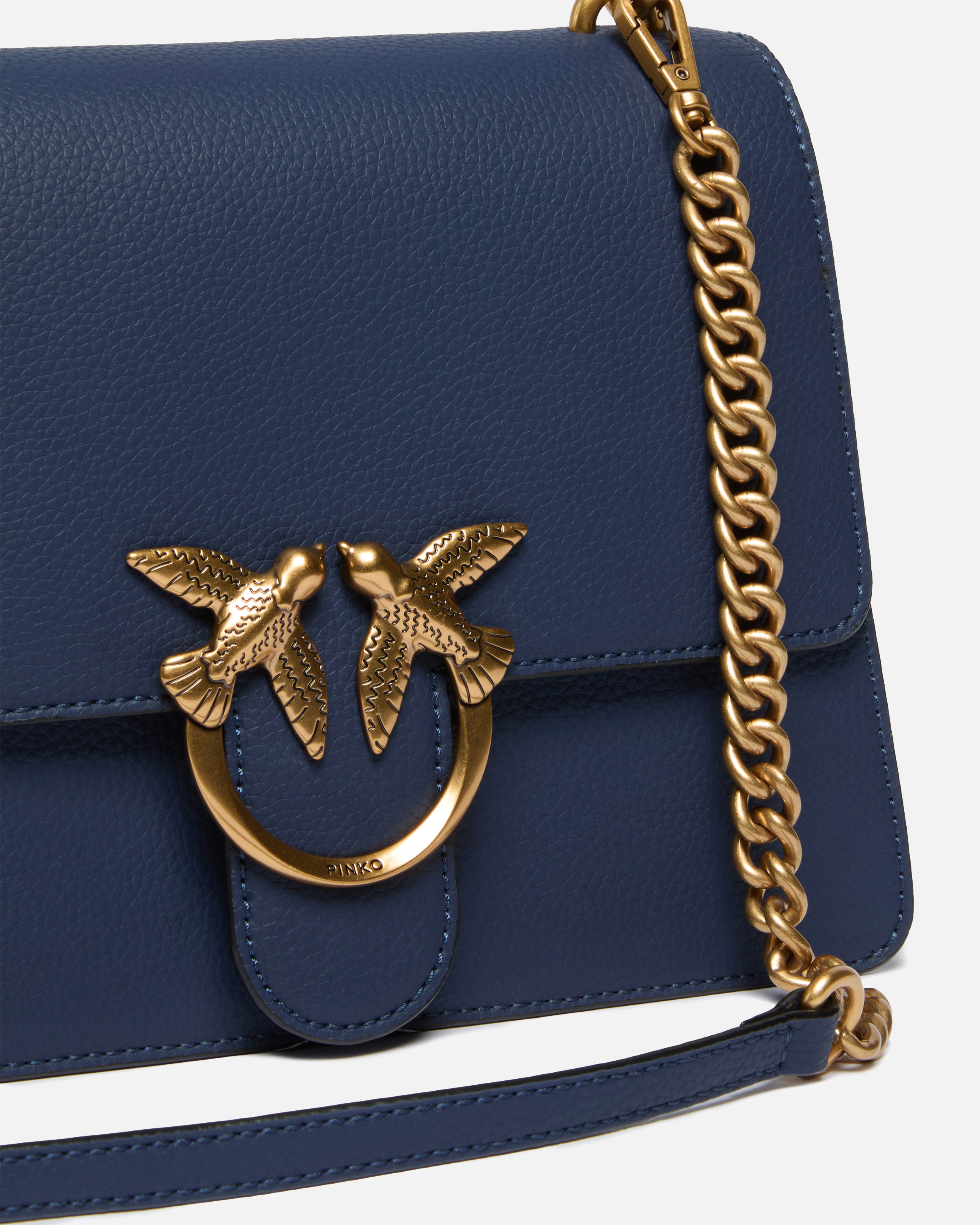 Medium Love Bag Top Handle Light handbag in grained leather 2