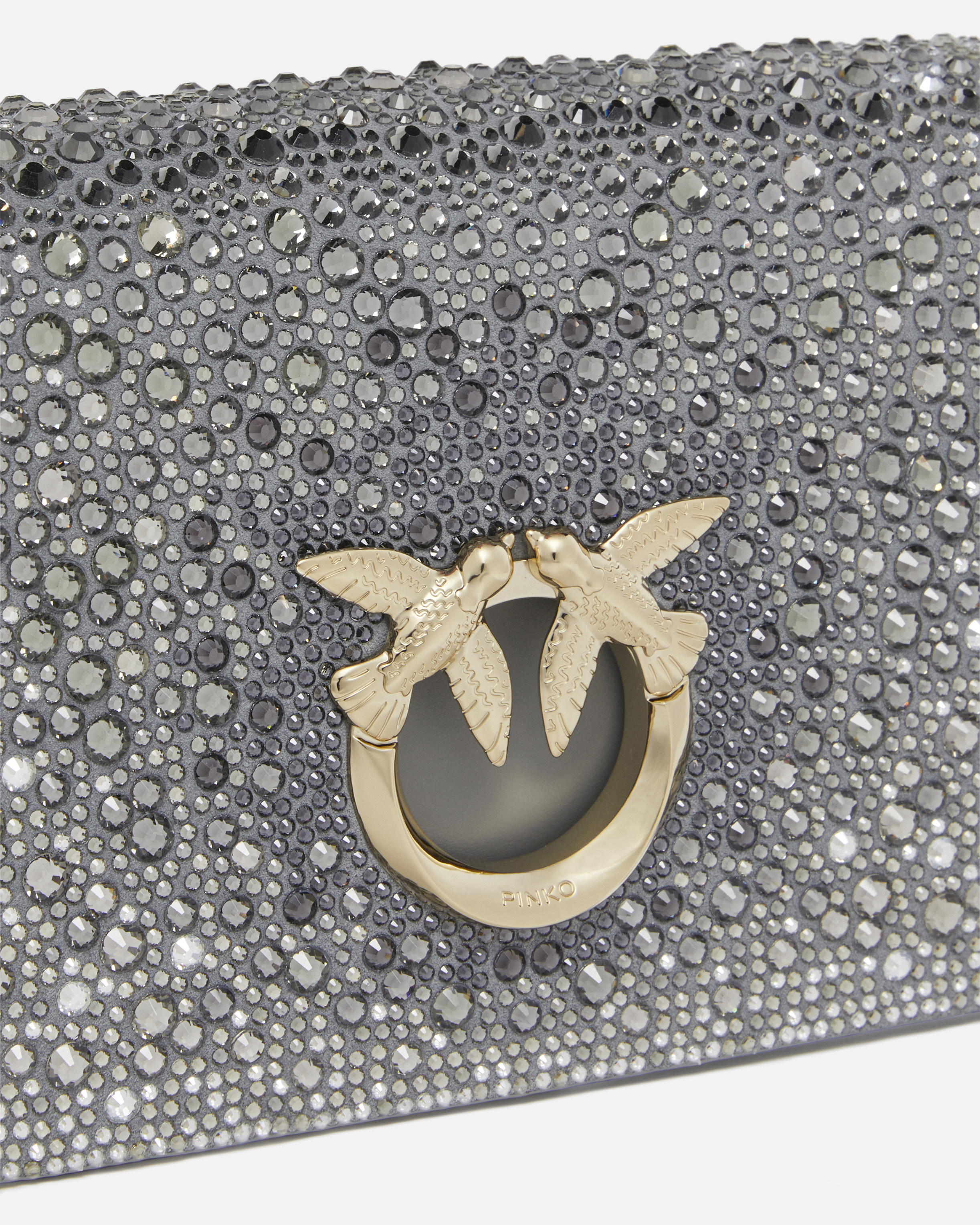 Сумка Mini Love Bag Click PINKO Galleria со стразами по всей поверхности 2