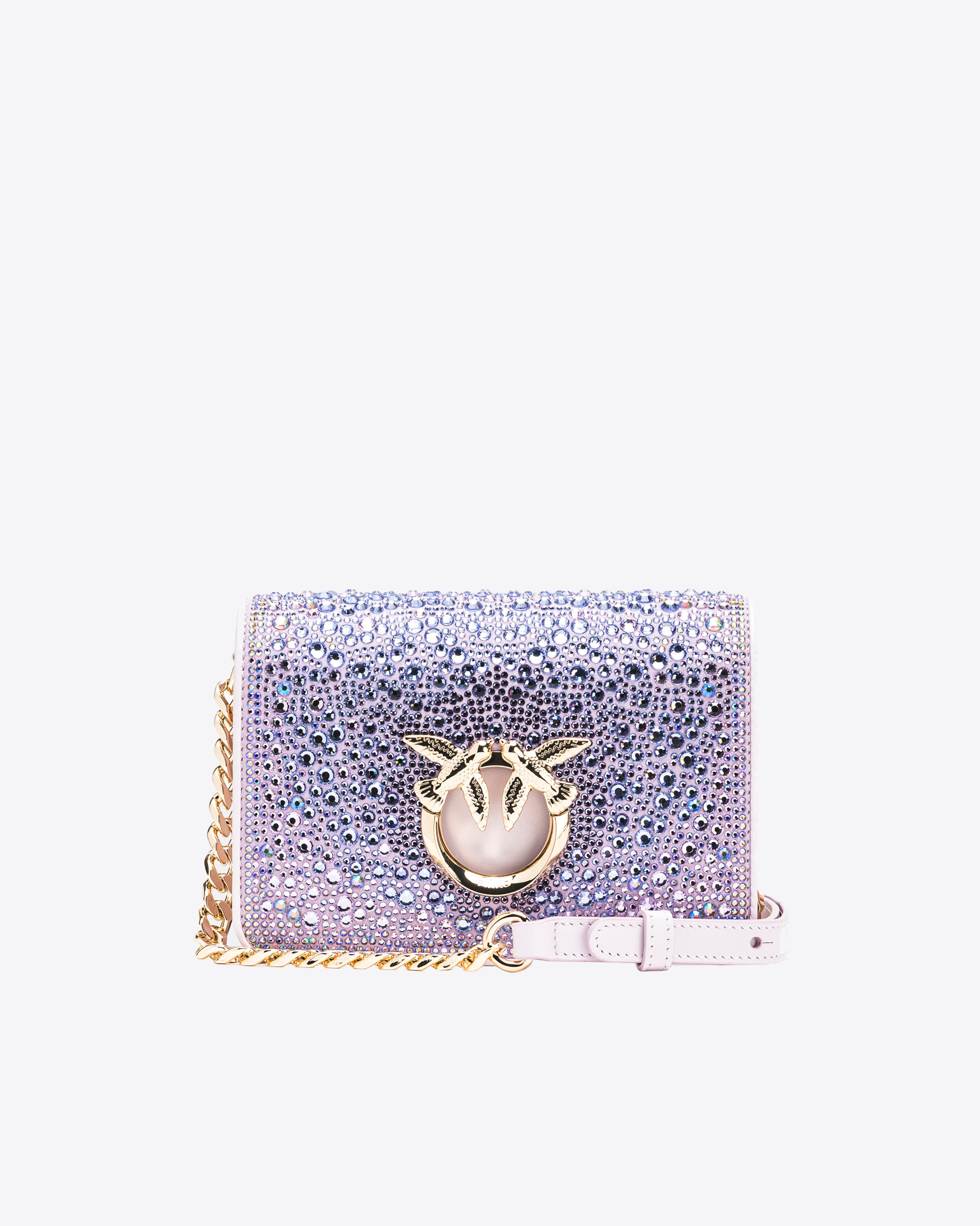 Pinko Mini Love Bag Click Allover-Strass PINKO Galleria