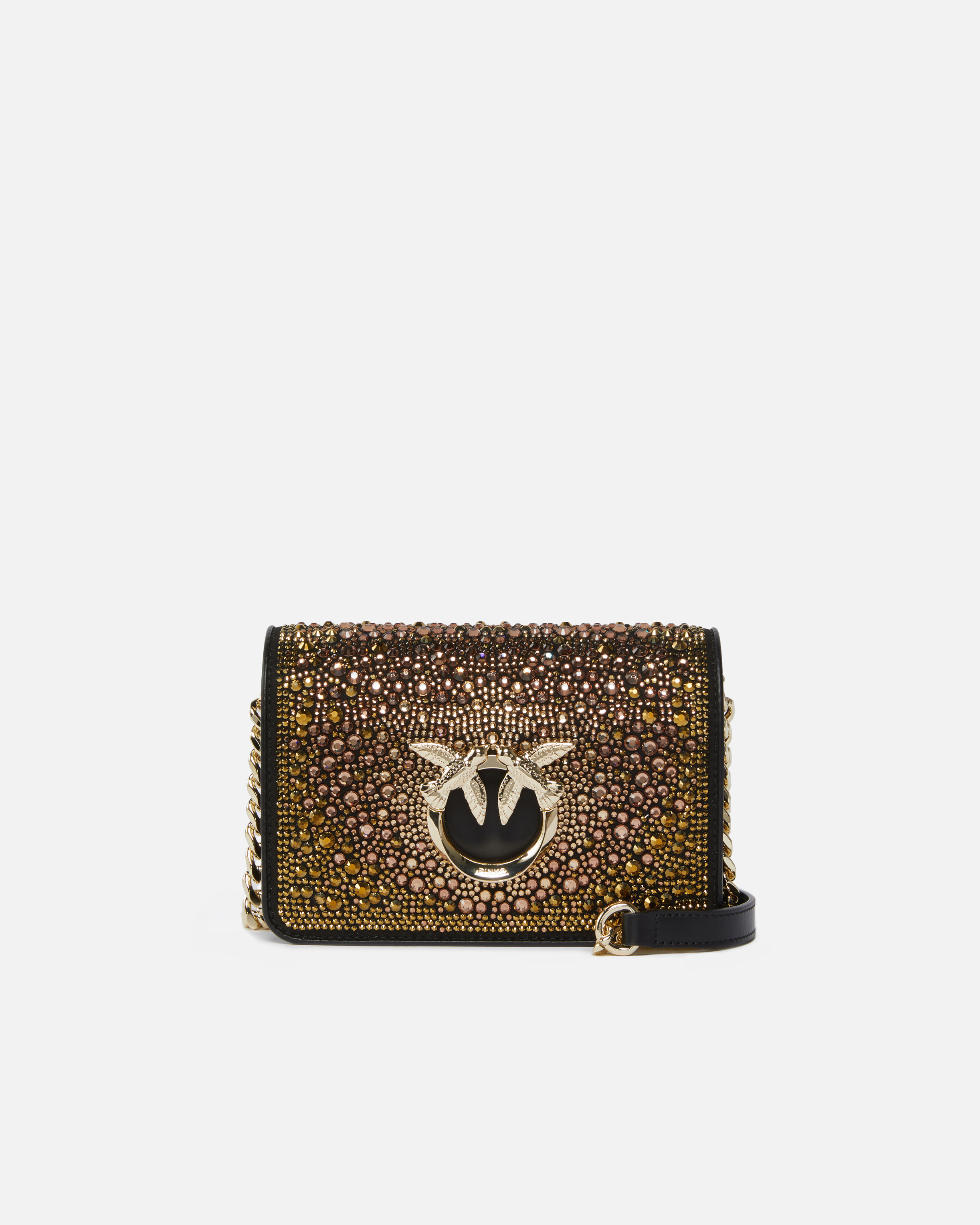 Pinko Mini Love Bag Click Allover-Strass PINKO Galleria