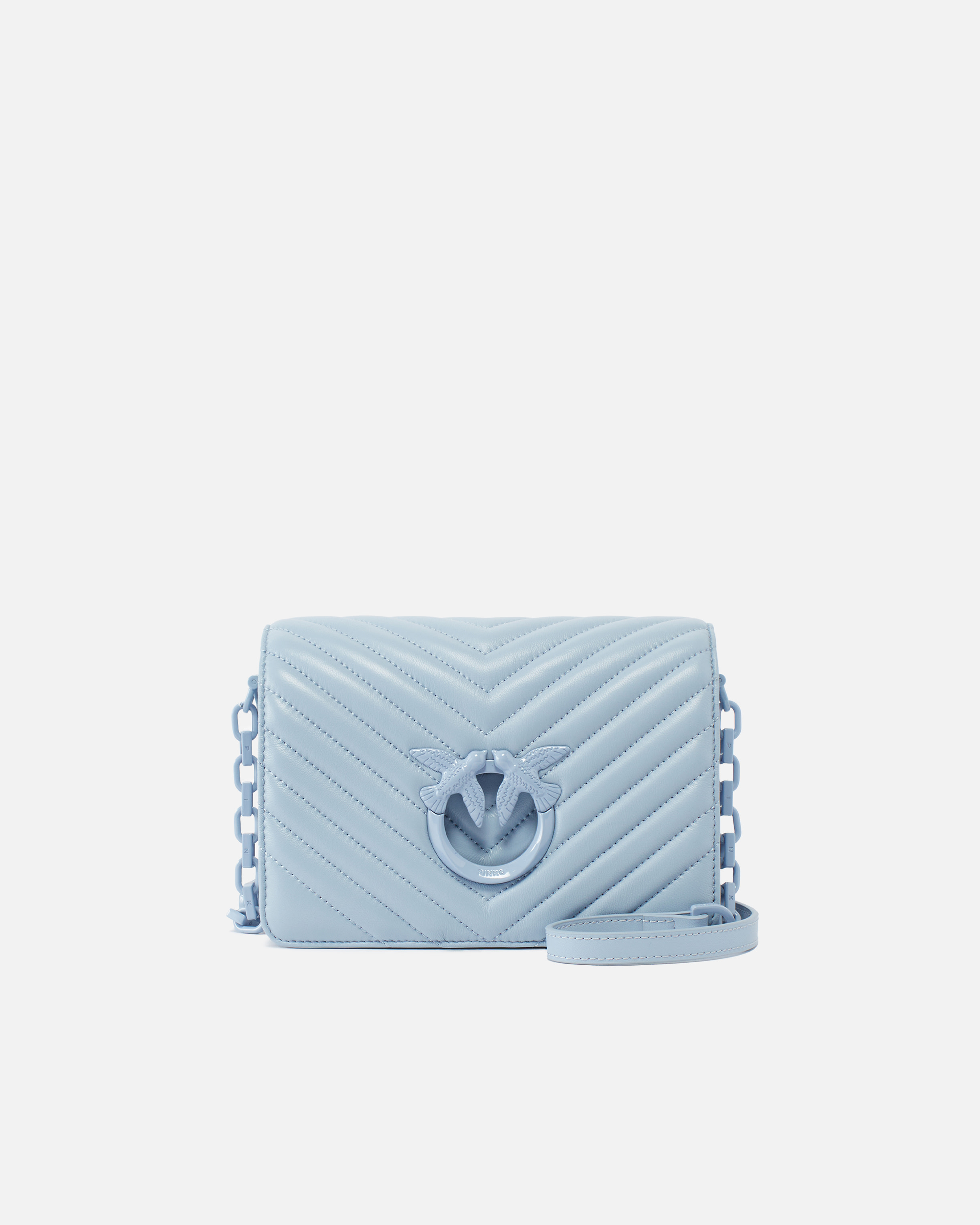 Pinko Mini Love Bag Click Chevron Color Block