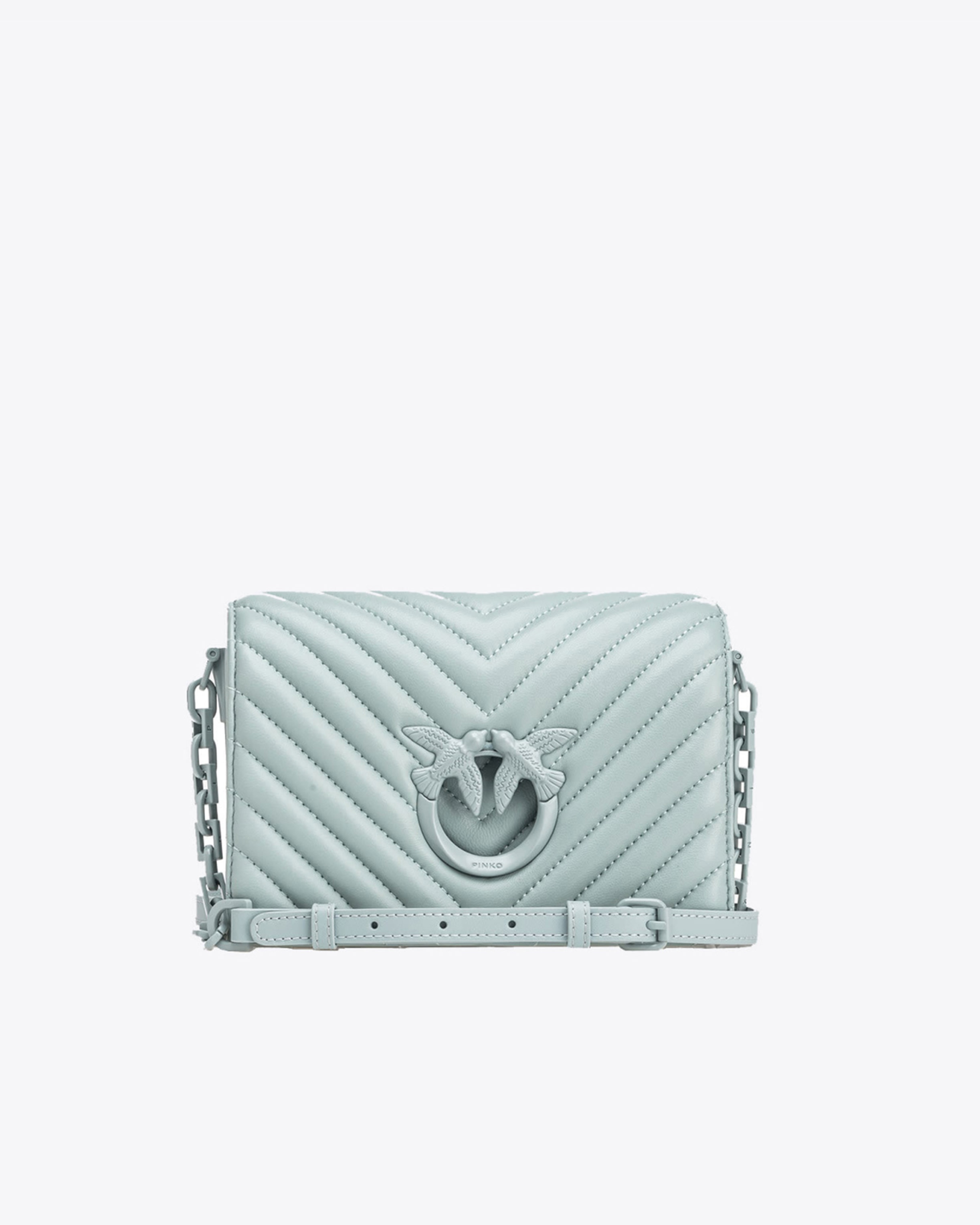 Pinko Mini Love Bag Click Chevron Color Block