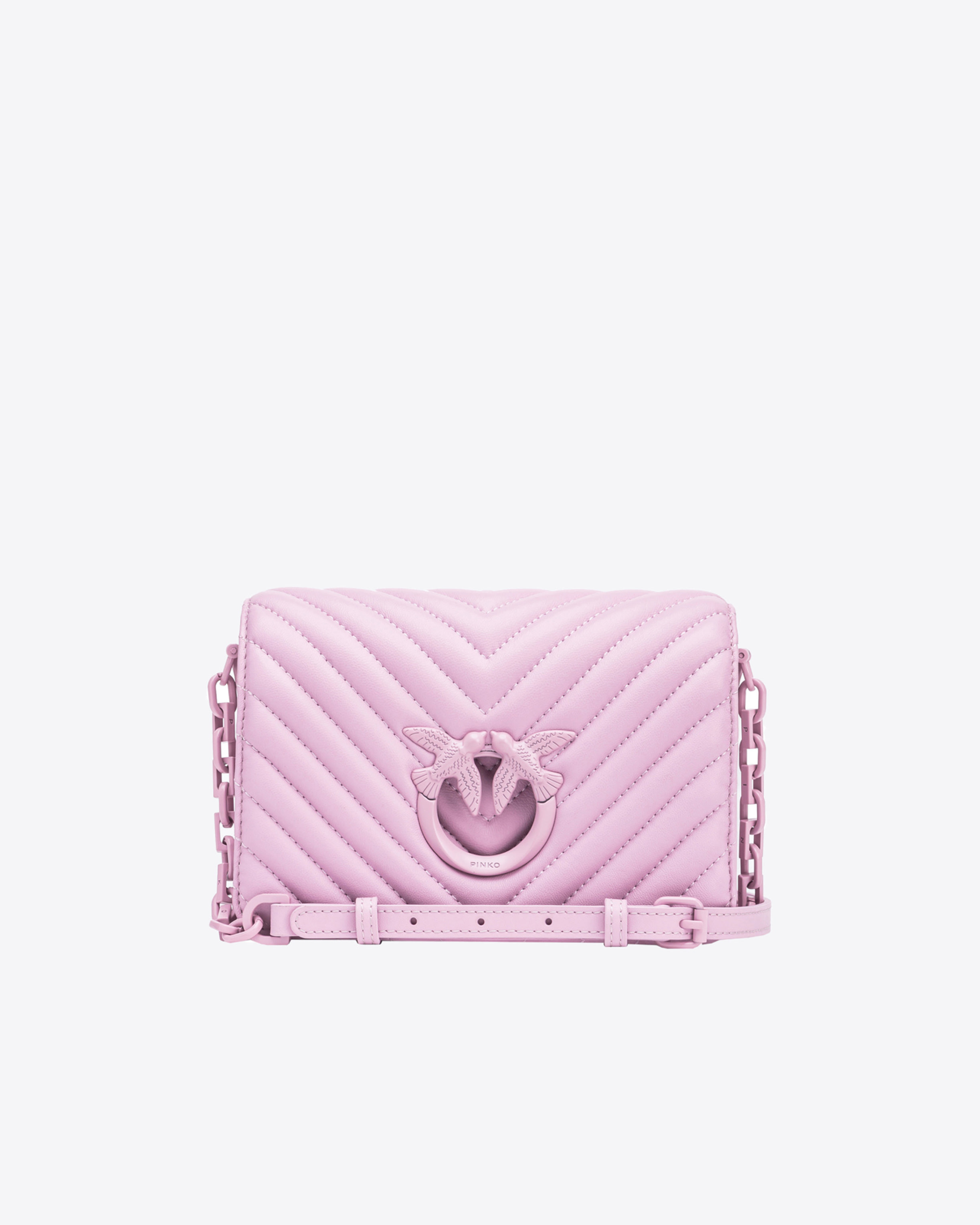 Pinko Mini Love Bag Click Chevron Color Block