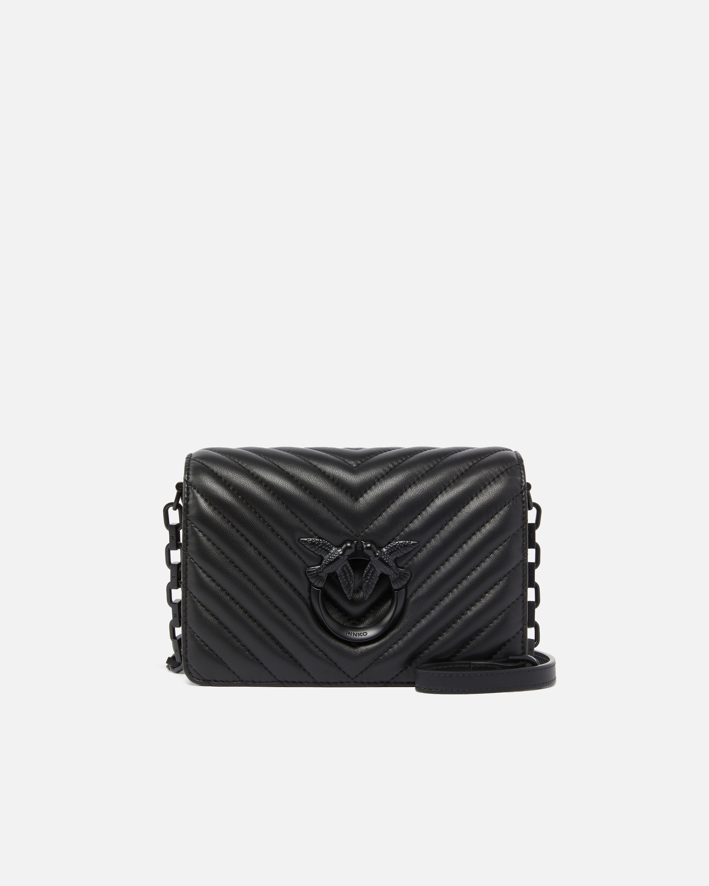 Pinko Mini Love Bag Click Chevron Color Block