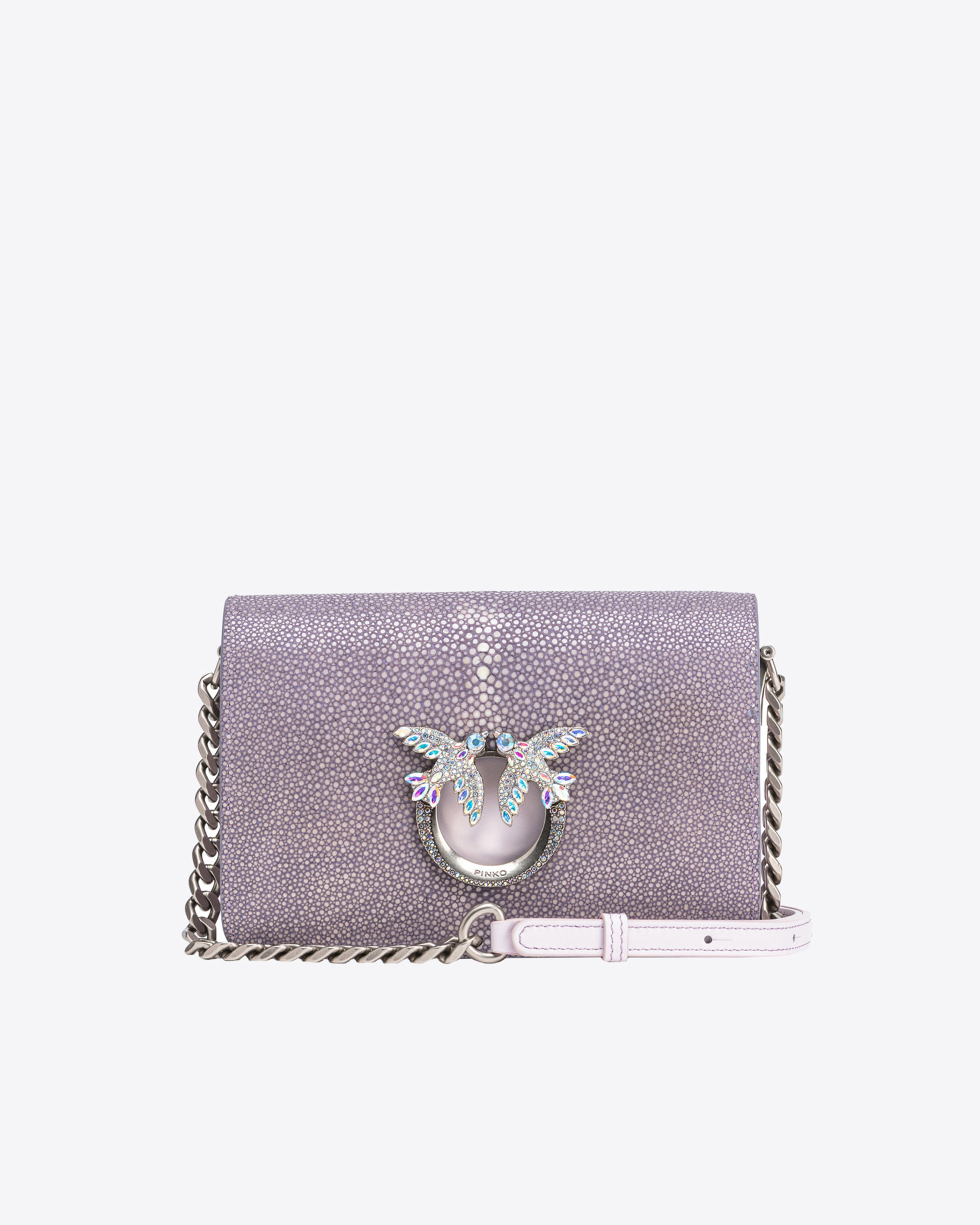 Pinko Mini Love Bag Click In Pink Breed  Galleria In Purple