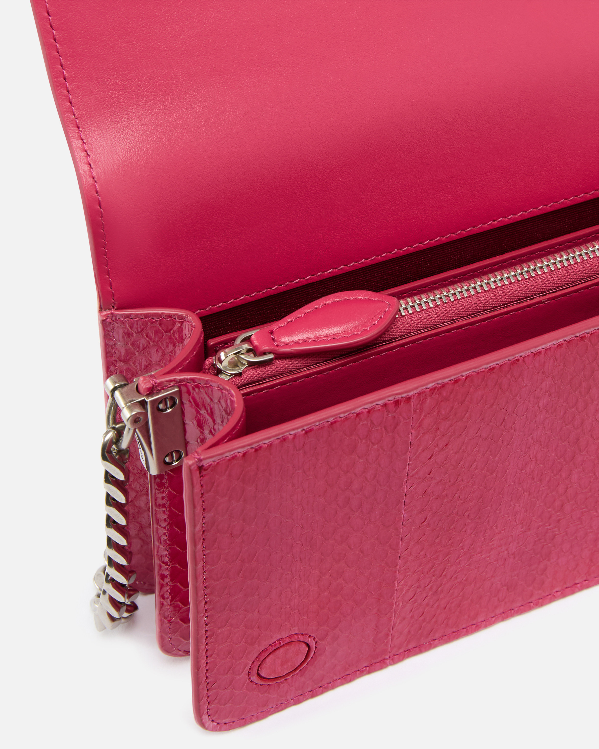PINKO SOTTOCASA104751A21FS1C 関税送料込 PINKO Galleria Mini Love Bag crossbody bag in shiny reptile