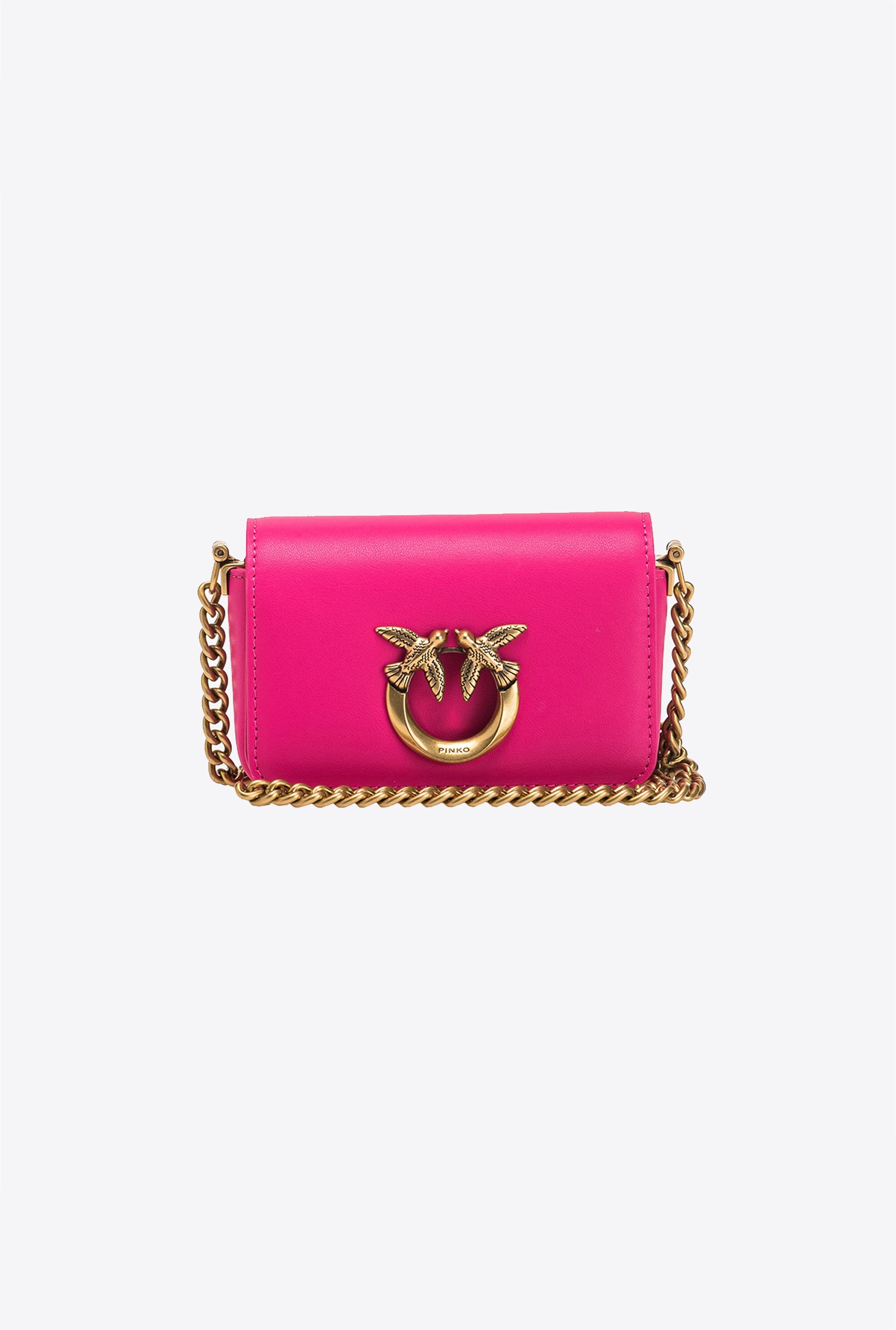 Micro Love Bag Click Simply - Pinko pink-antique gold