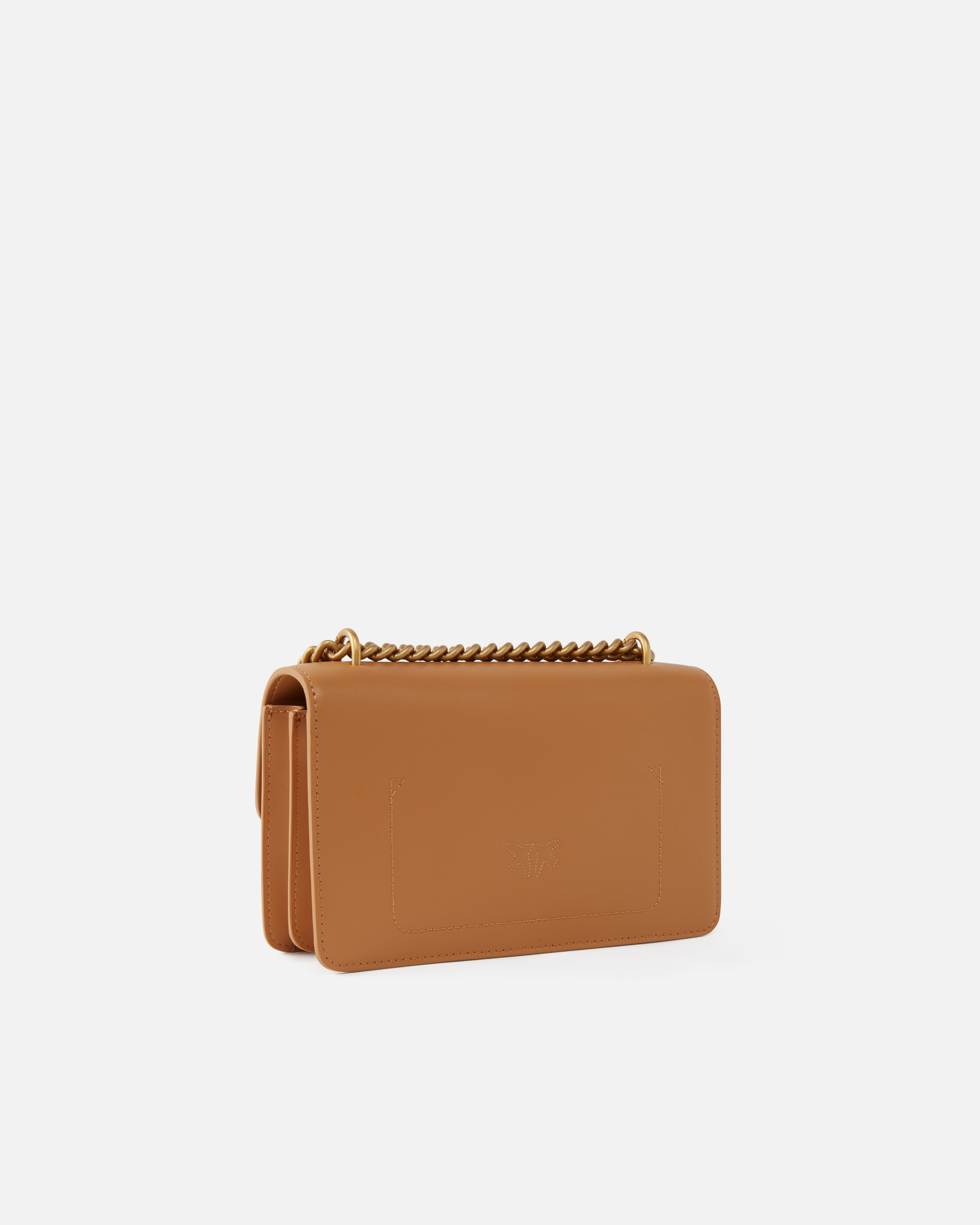 Pinko Mini Love Bag One Simply In Nougat-antique Gold