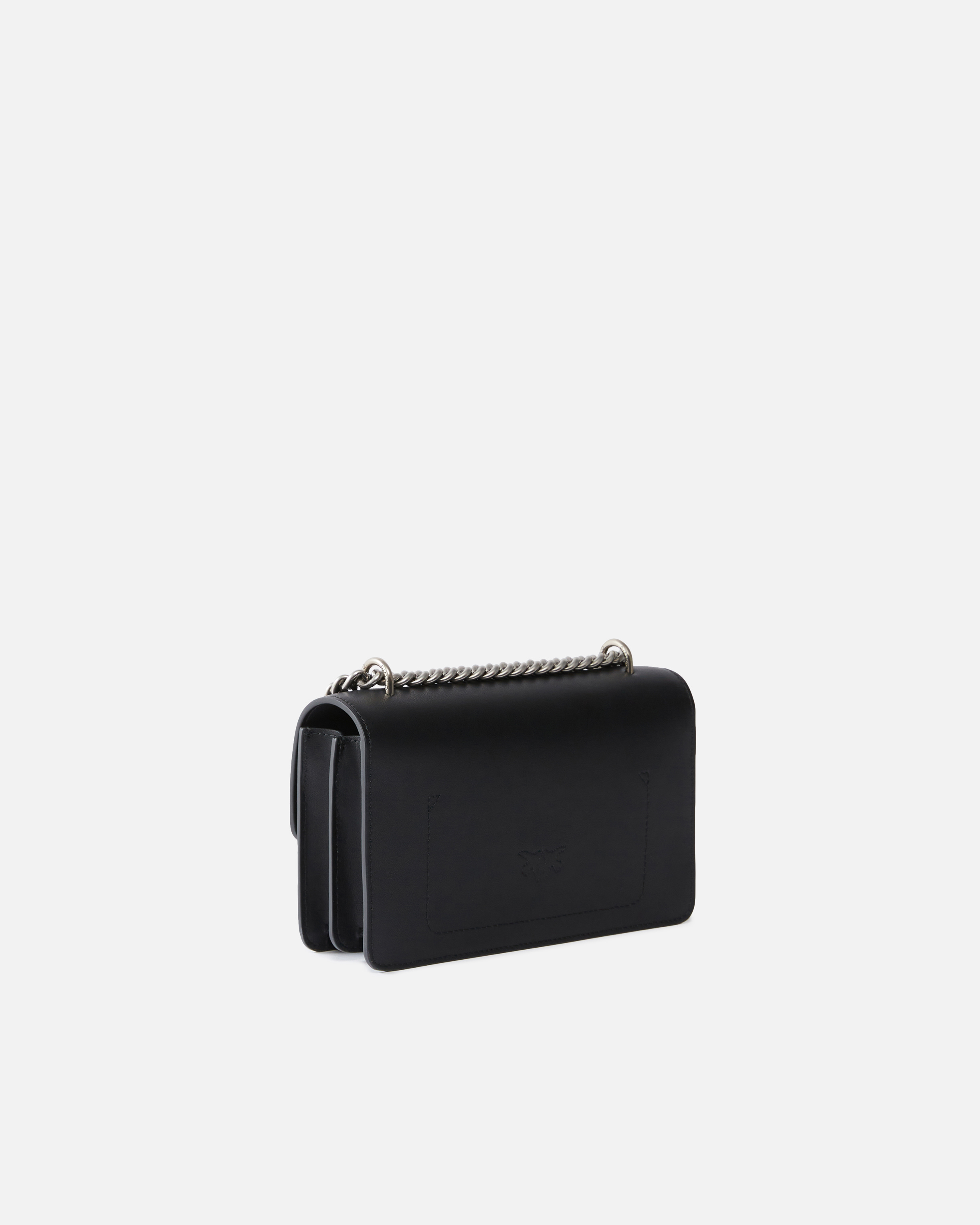 Pinko Mini Love Bag One Simply In Black-old Silver