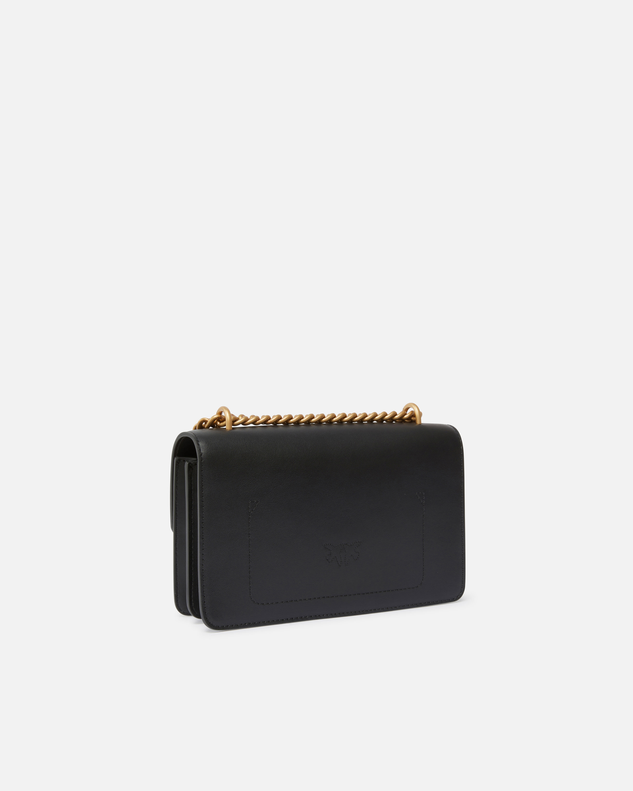 Pinko - Logo buckle leather belt black - The Corner
