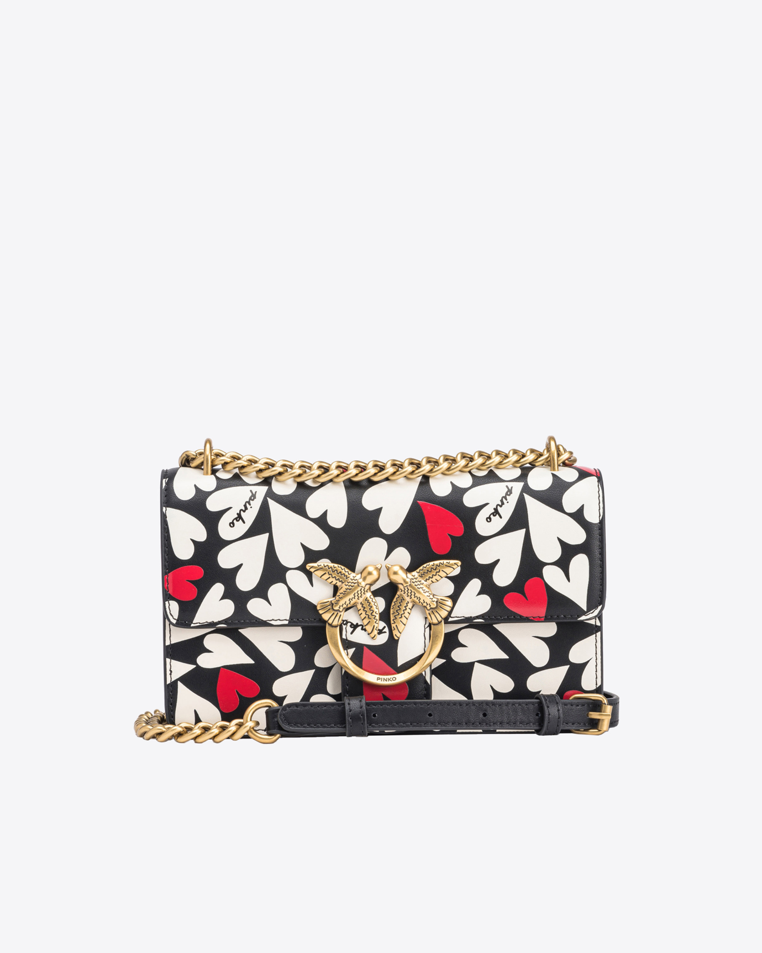 Pinko Mini Love Bag One Herzenprint