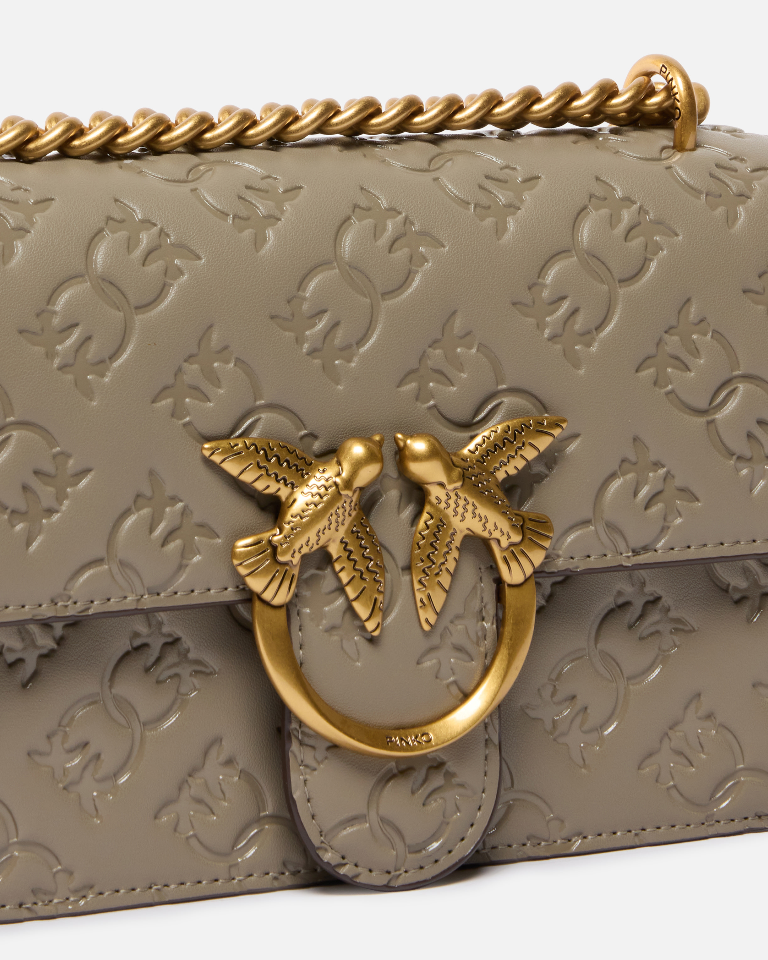 Мини-сумка кросс-боди Love Bag с тисненым фирменным узором 2