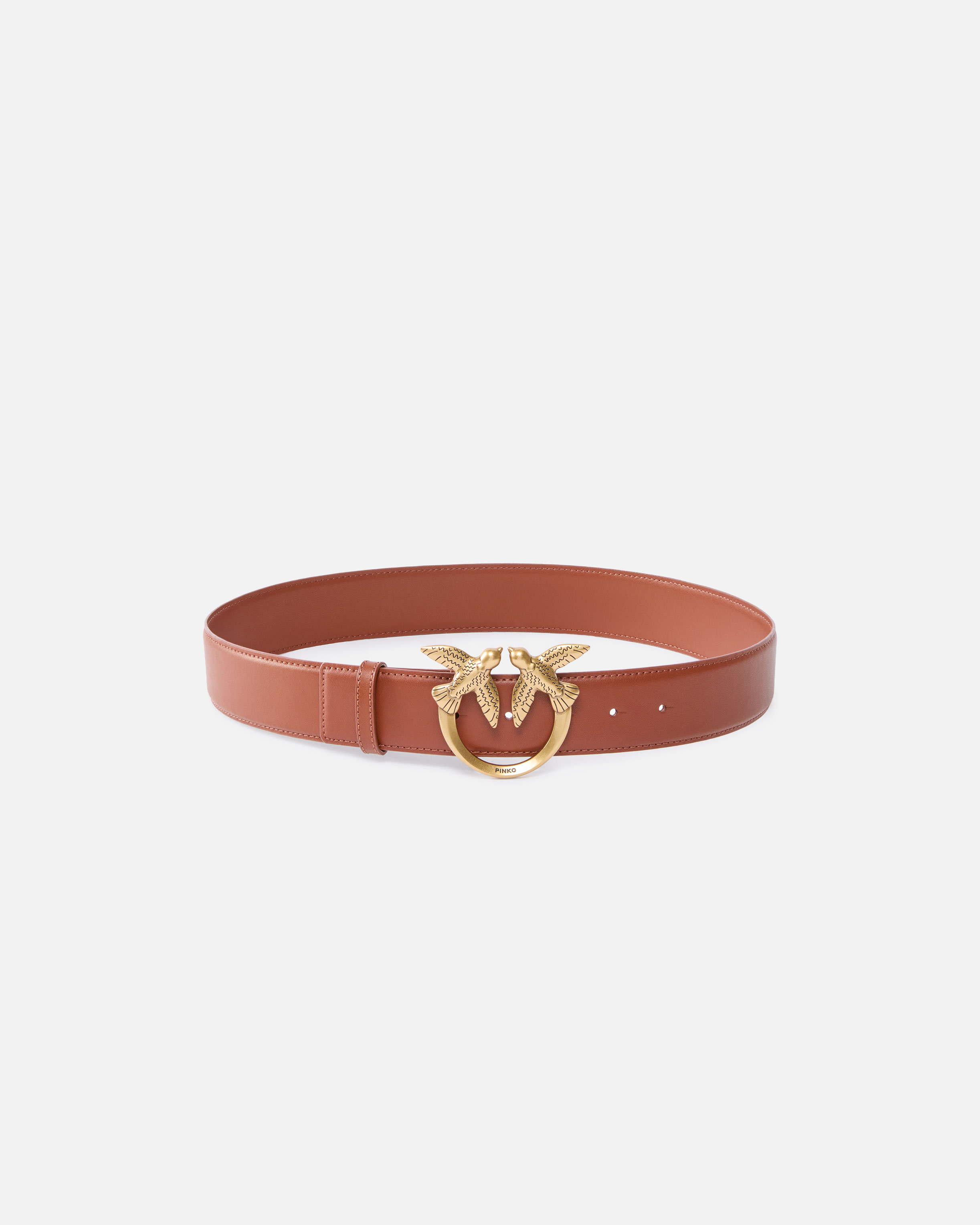 Ceinture large Love Birds en cuir 4cm 0