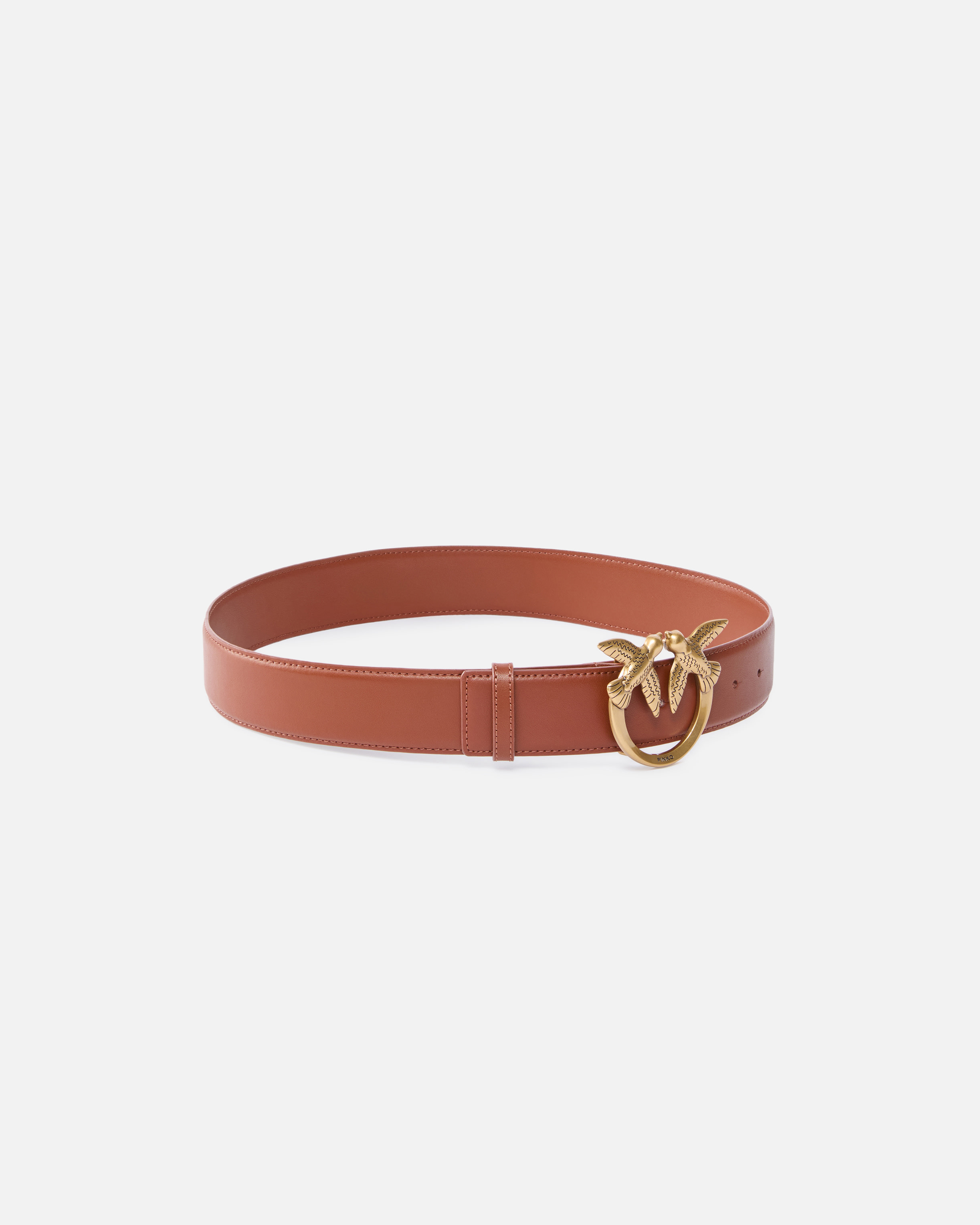 Ceinture large Love Birds en cuir 4cm 1