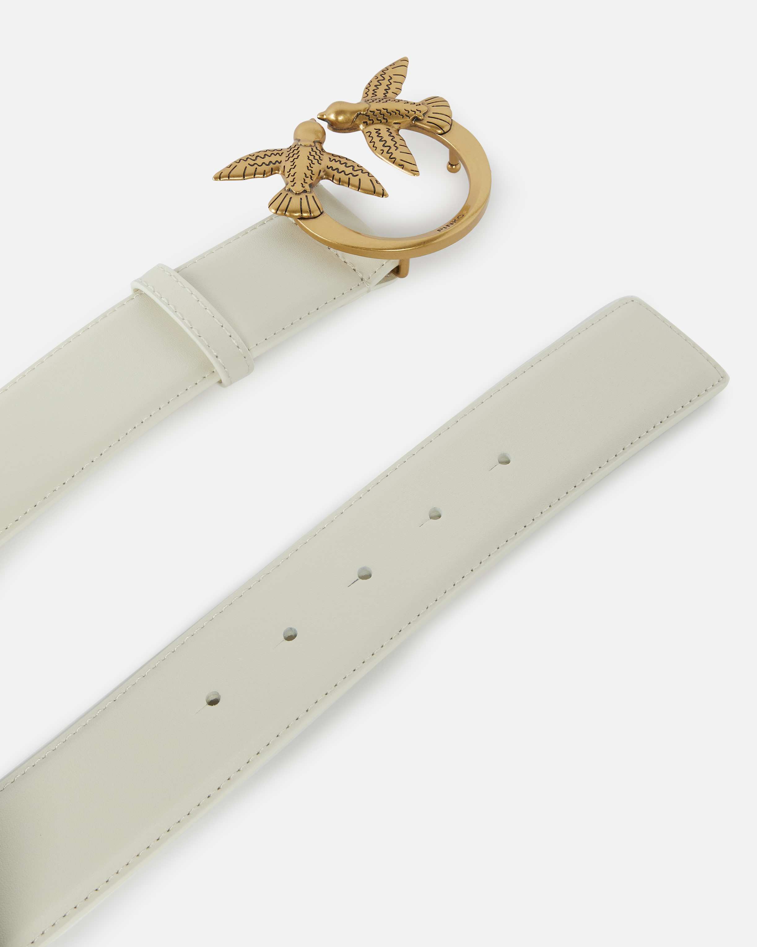 ベルト PINKO Woman Belt Ivory 100120A0F1 Z14Q 100120A0F1-Z14Q-03