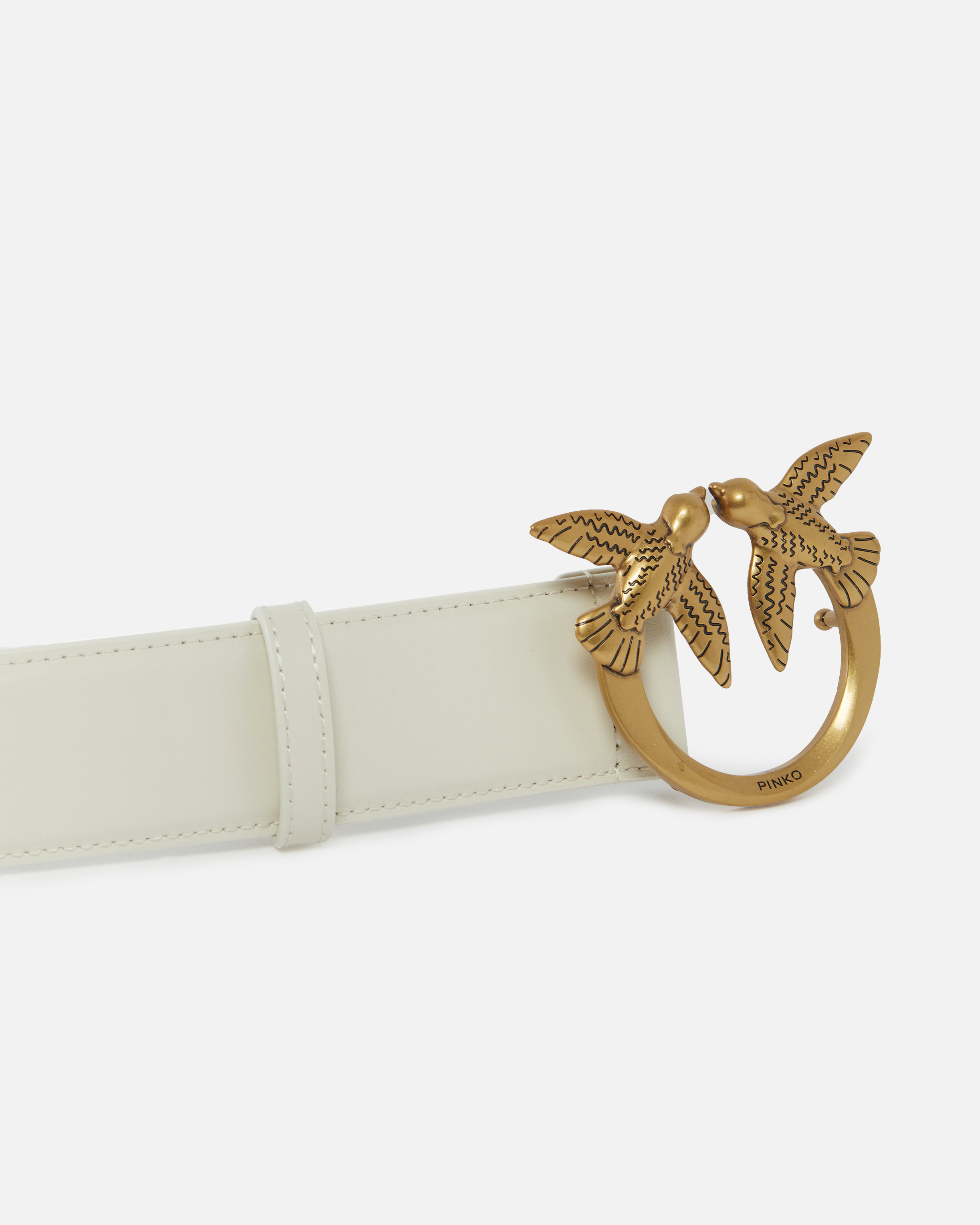 Love Birds high leather belt 4cm PINKO → Shop Online