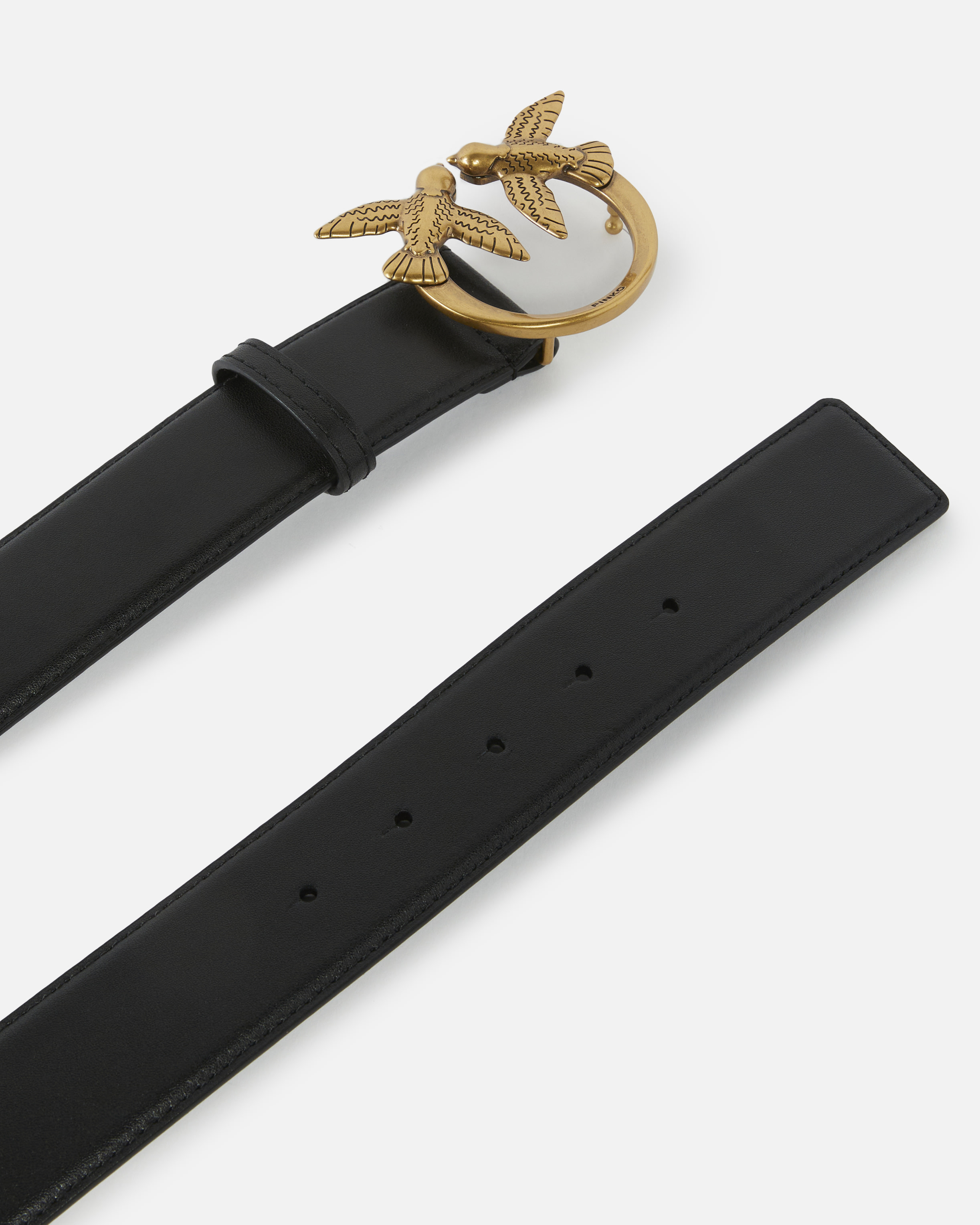 Love Birds high leather belt 4cm PINKO → Shop Online