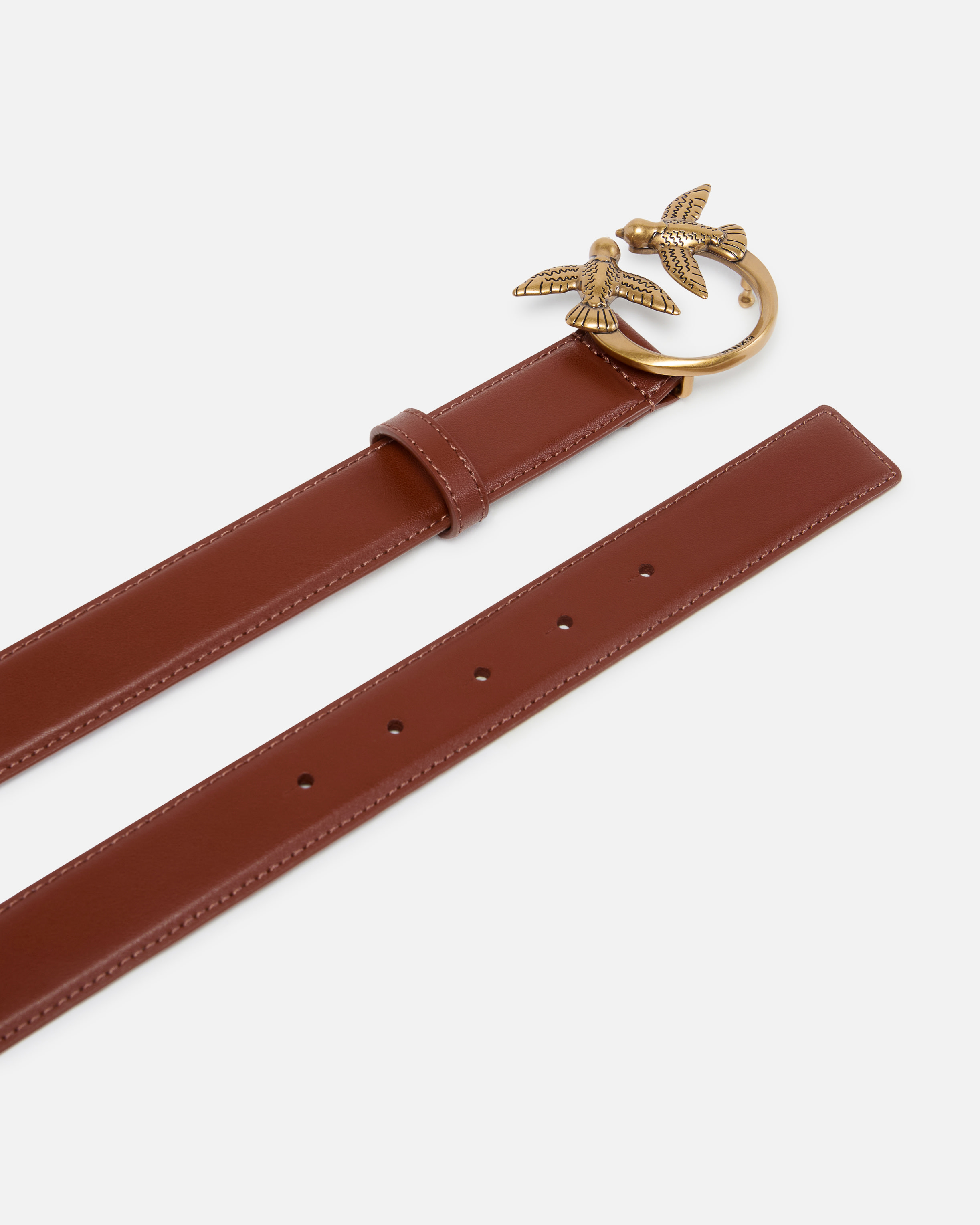Love Birds leather belt 3cm PINKO → Shop Online