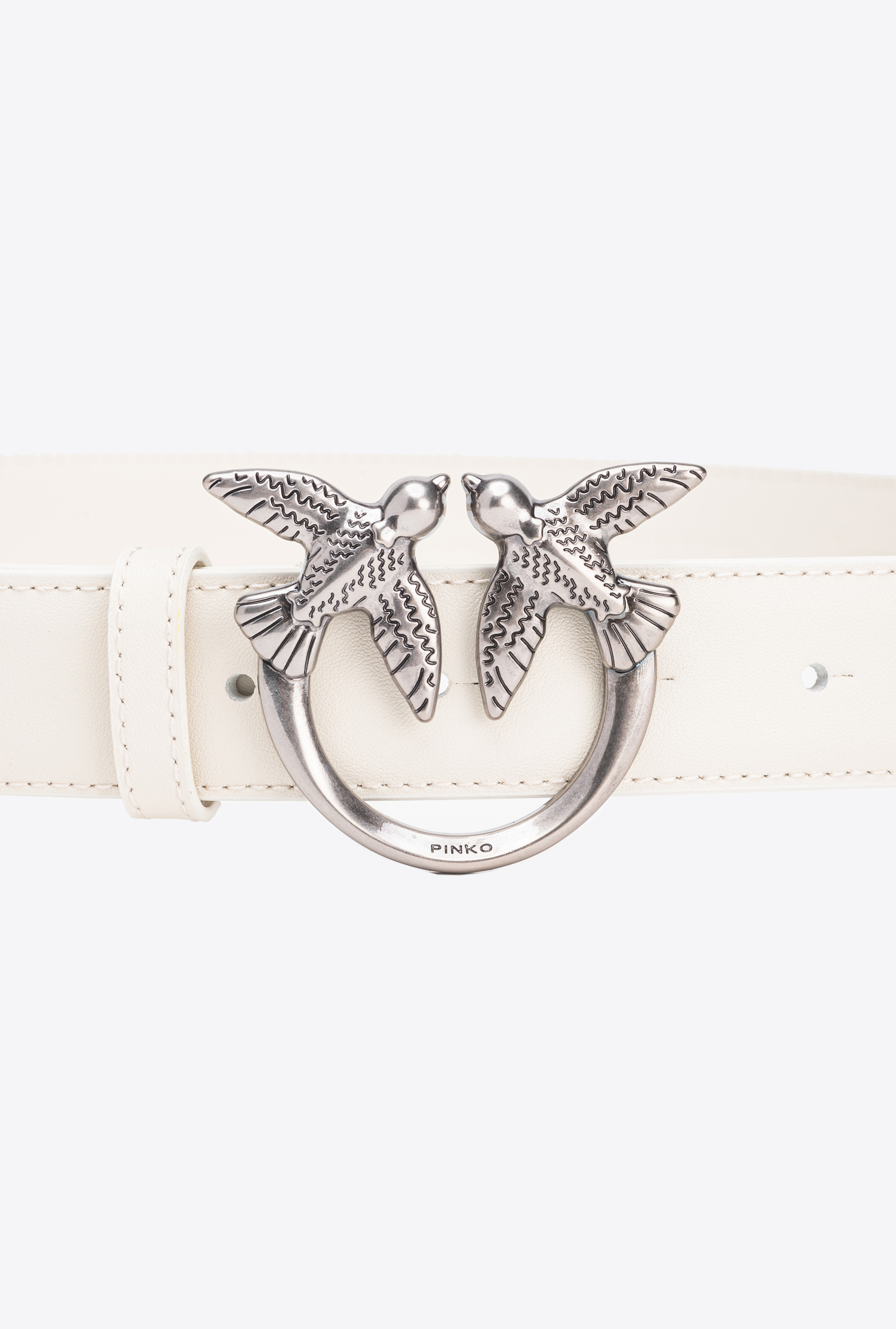 Ceinture Love Birds en cuir 3cm 1