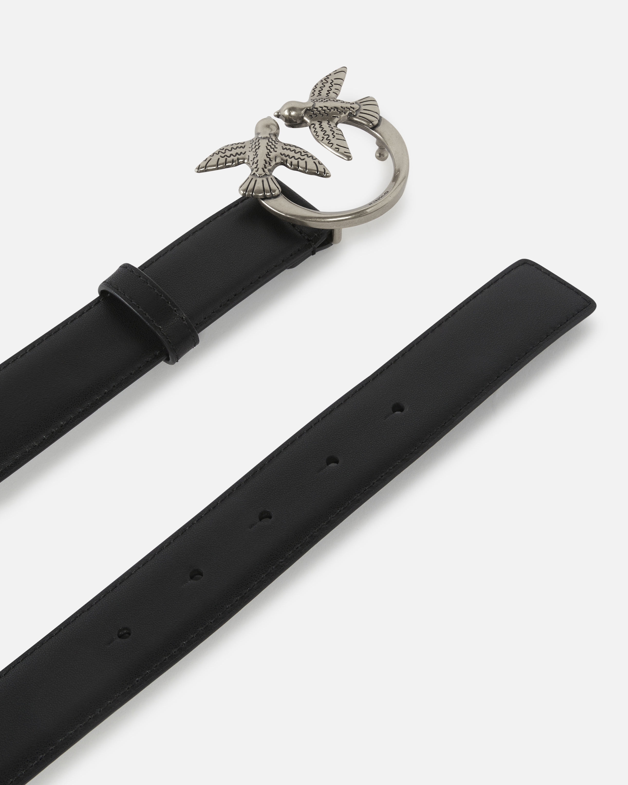 Love Birds leather belt 3cm PINKO → Shop Online